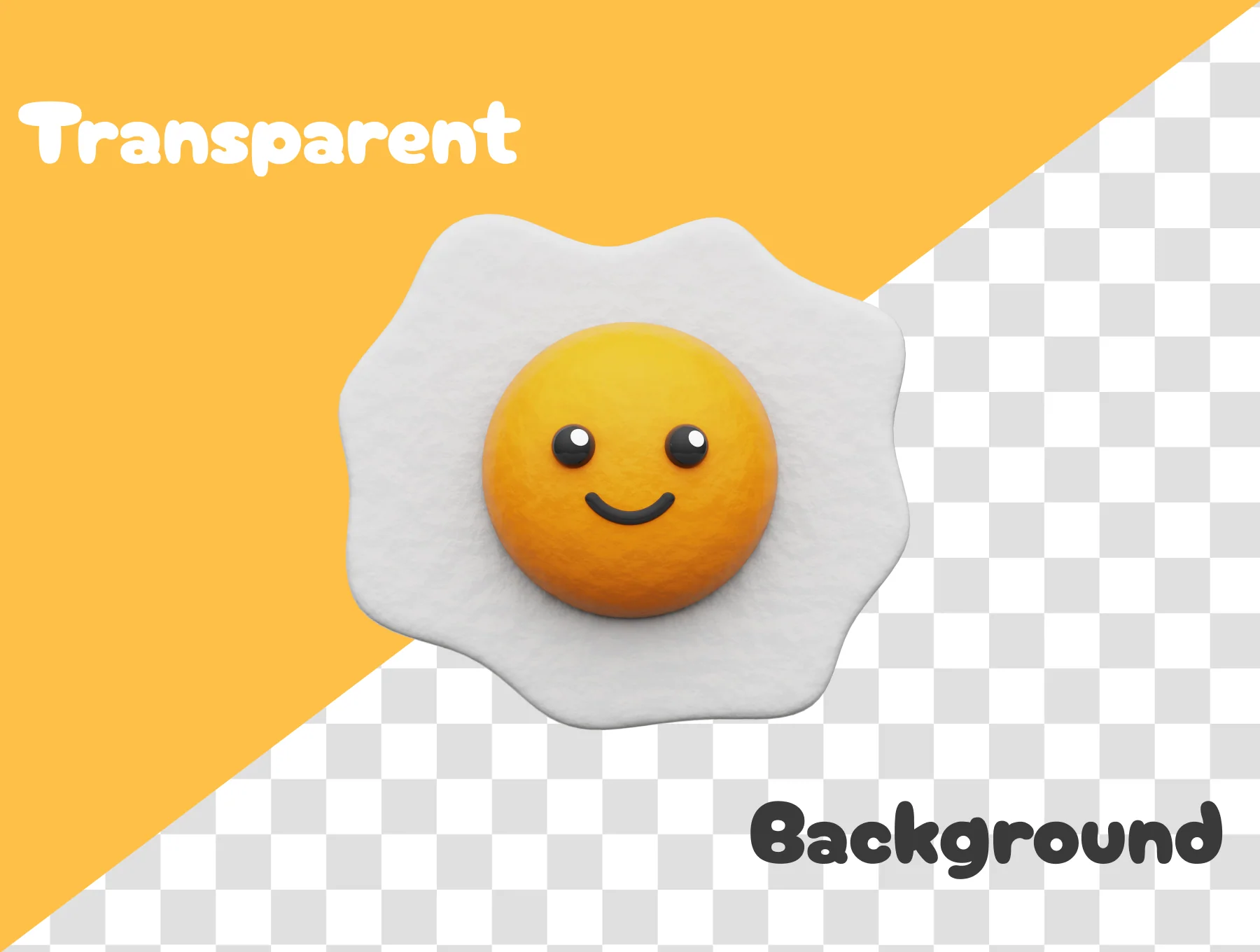 Cute Breakfast 3D Icons 3