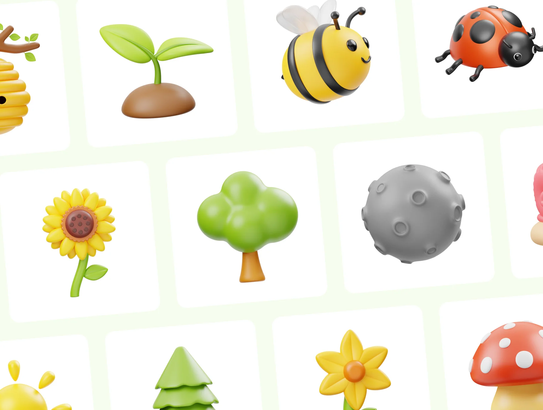 Cute Nature 3D Icon 5