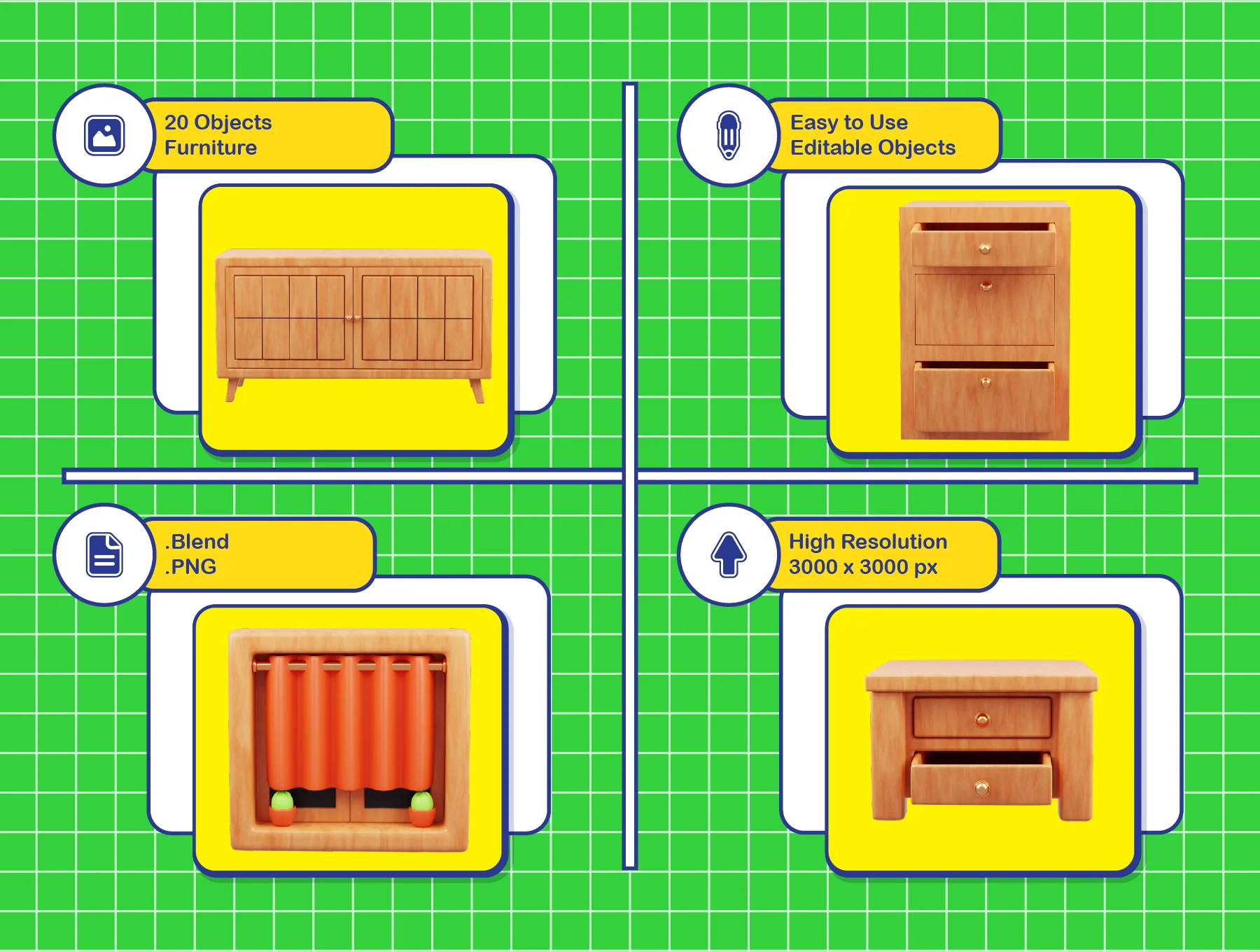 Cute Orange Furniture 2