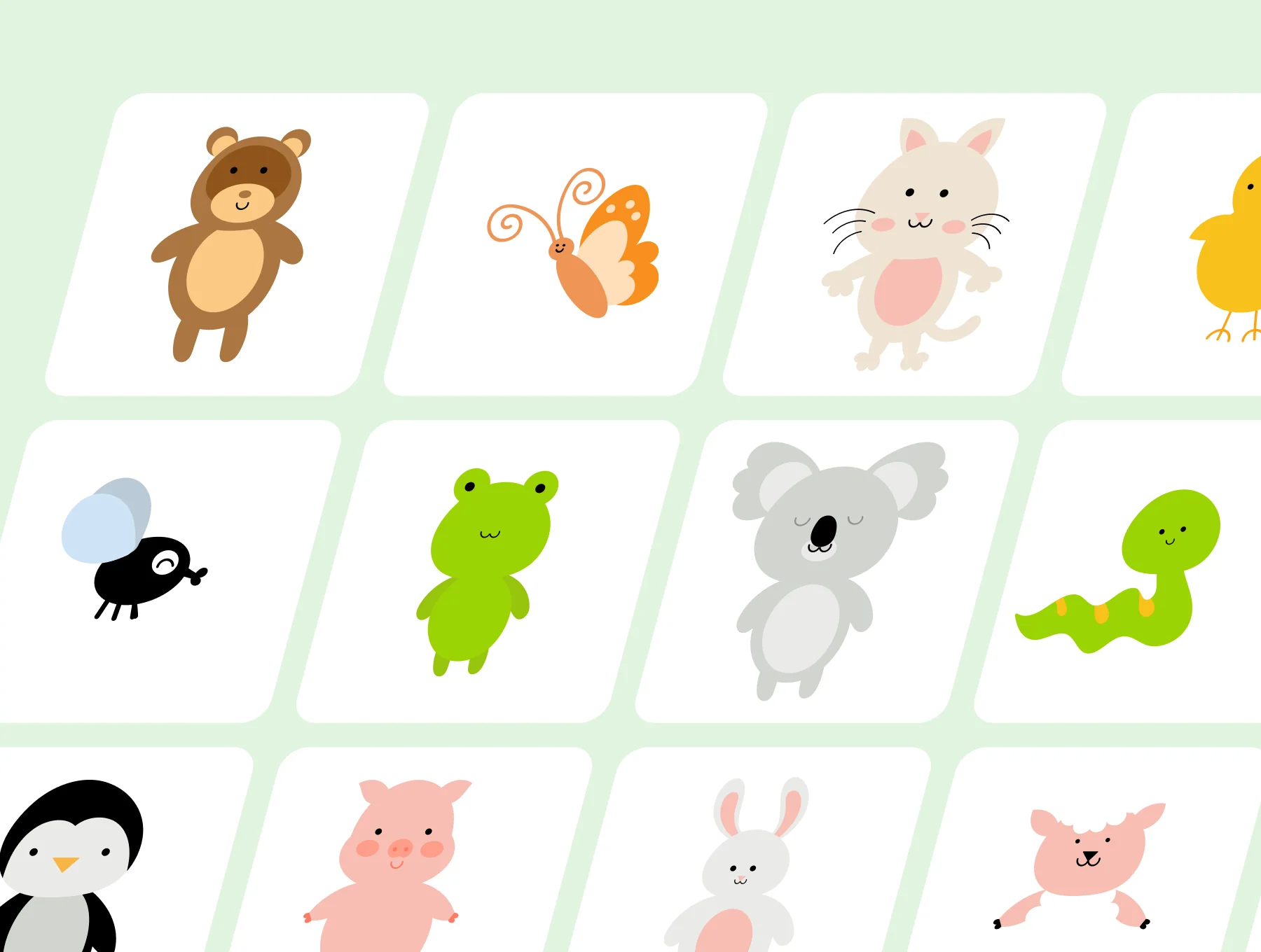 Cute Simple Animal Illustration Elements 5