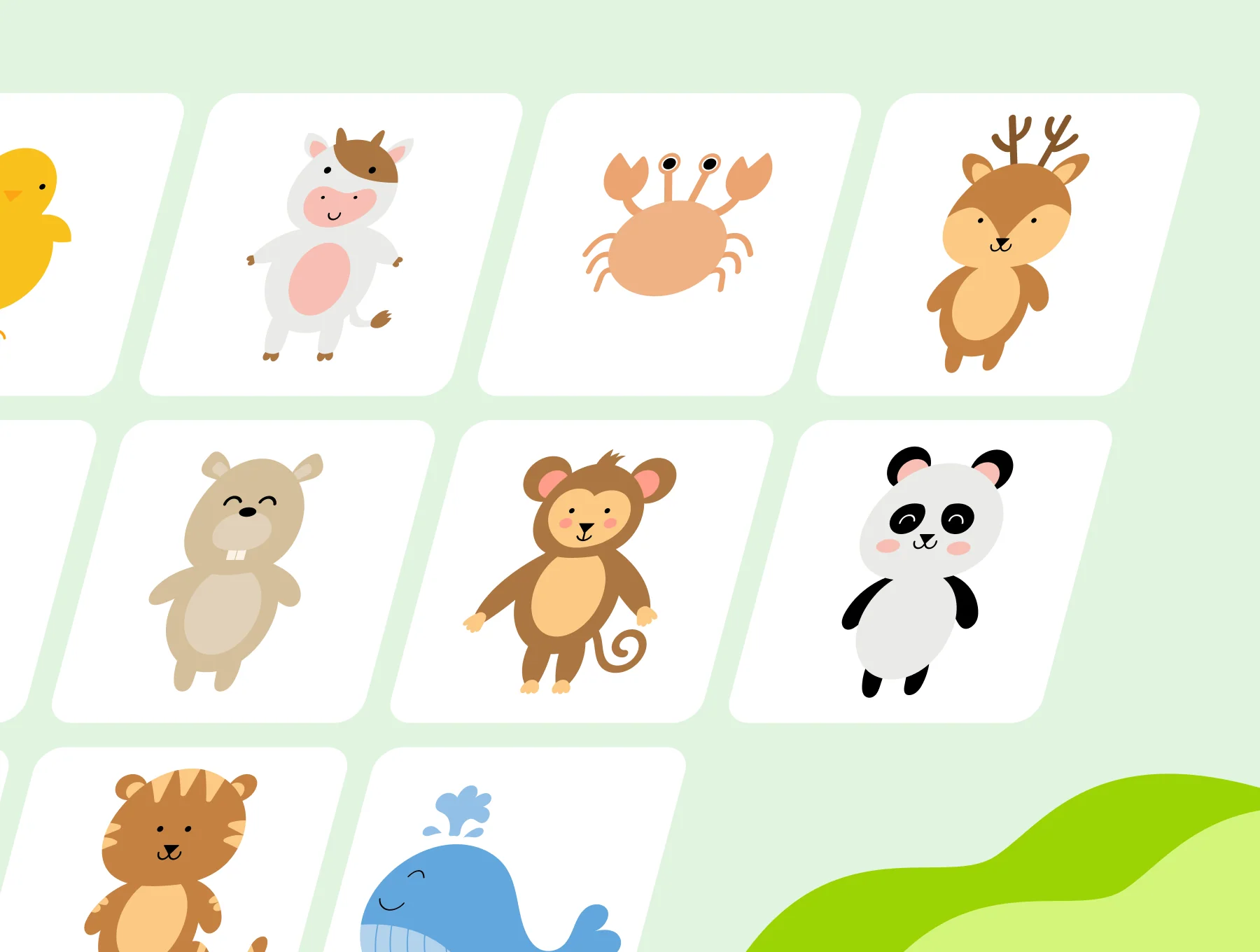 Cute Simple Animal Illustration Elements 6