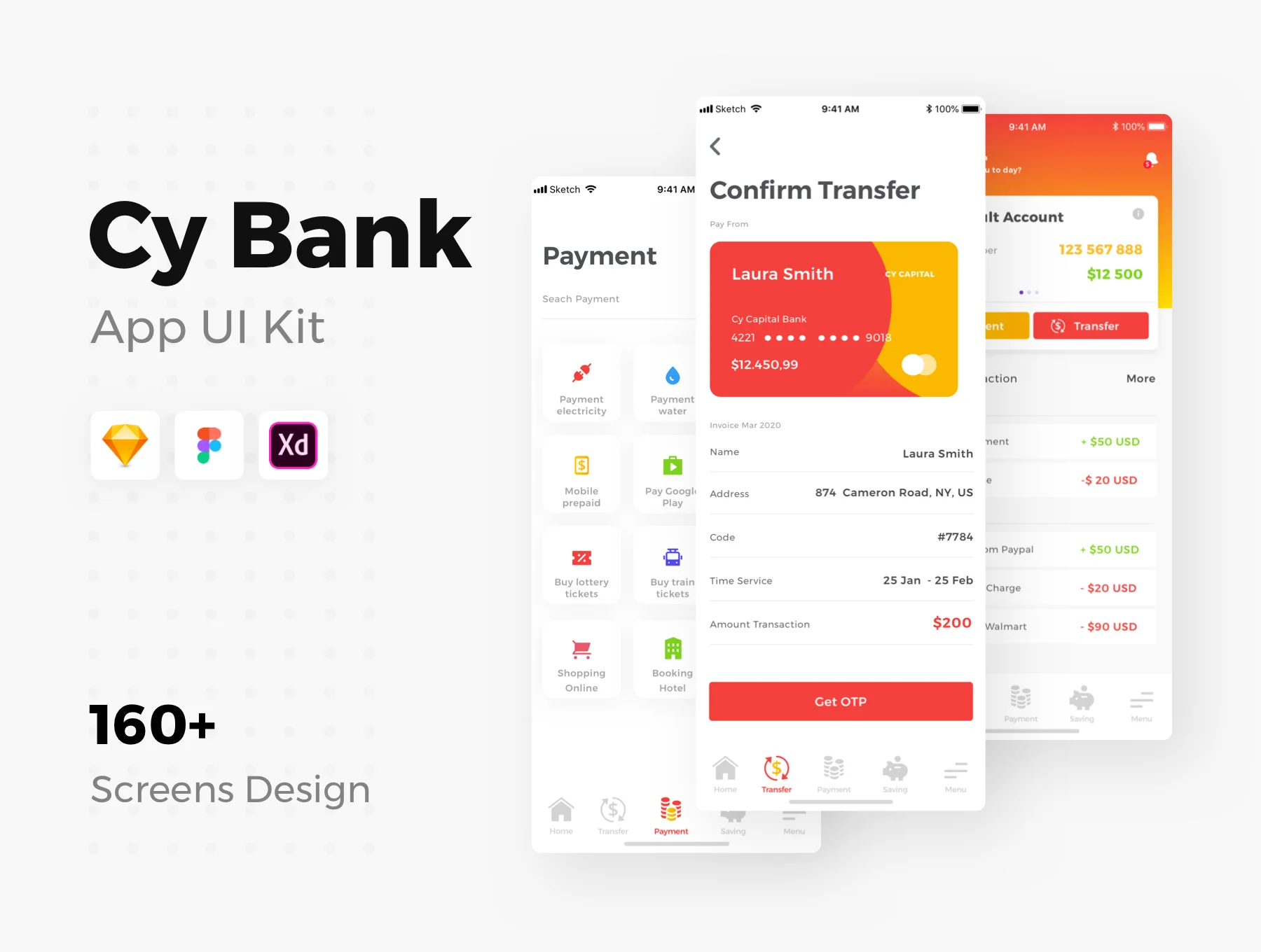 Cy Capital Bank App UI Kit