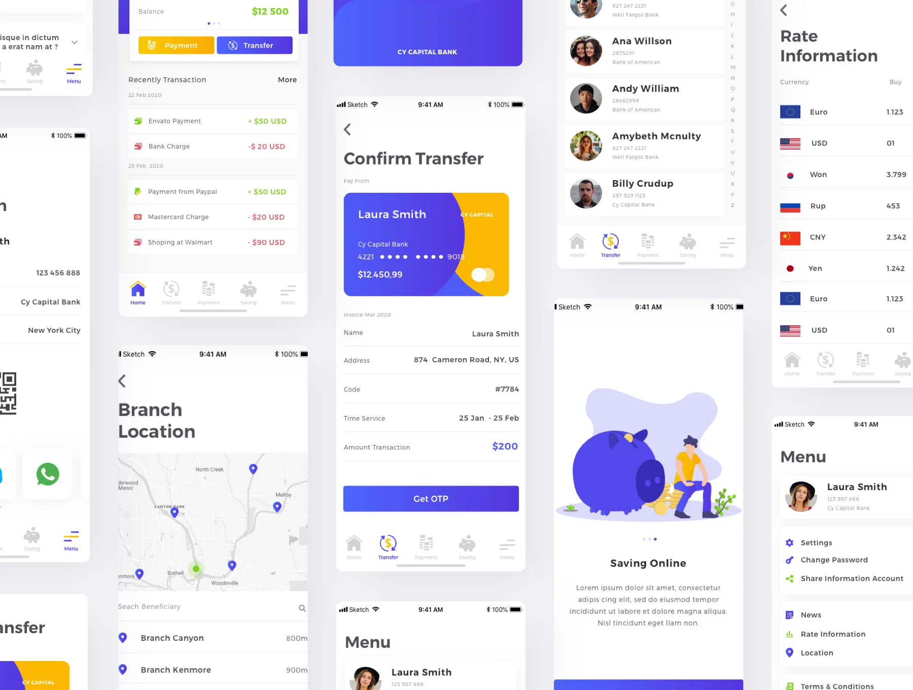 Cy Capital Bank App UI Kit 8