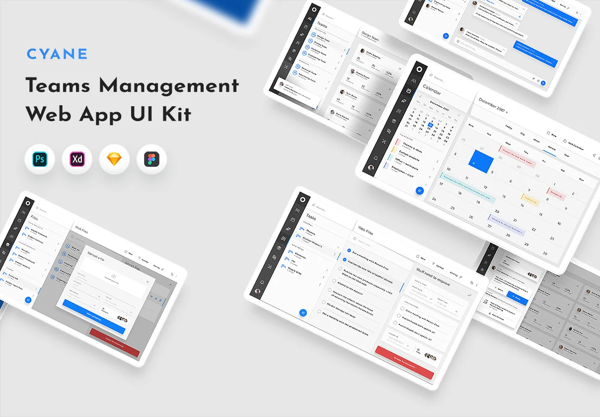 Cyane - Teams Management UI Kit
