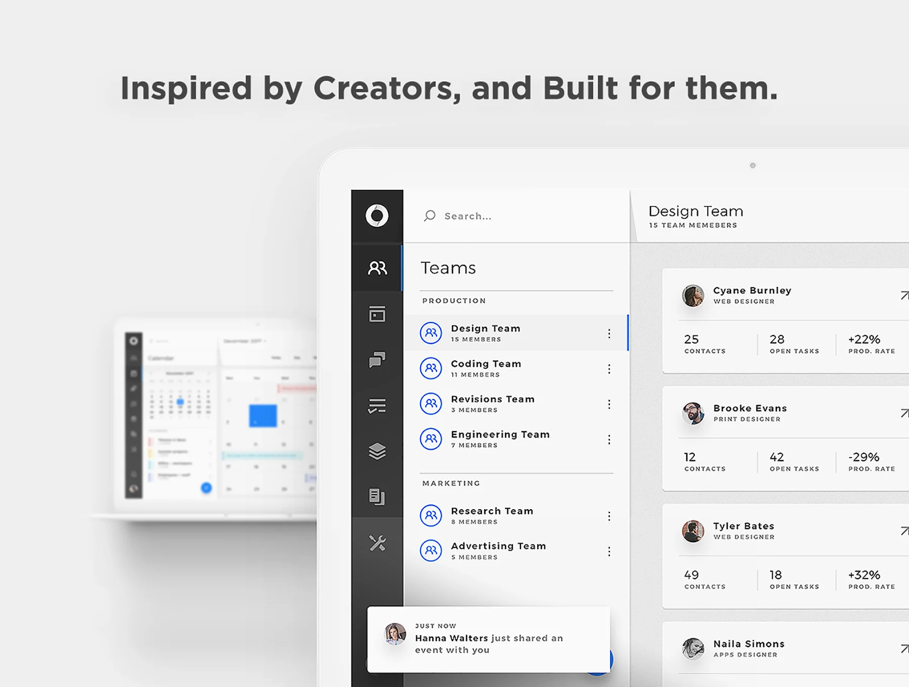 Cyane - Teams Management UI Kit 2