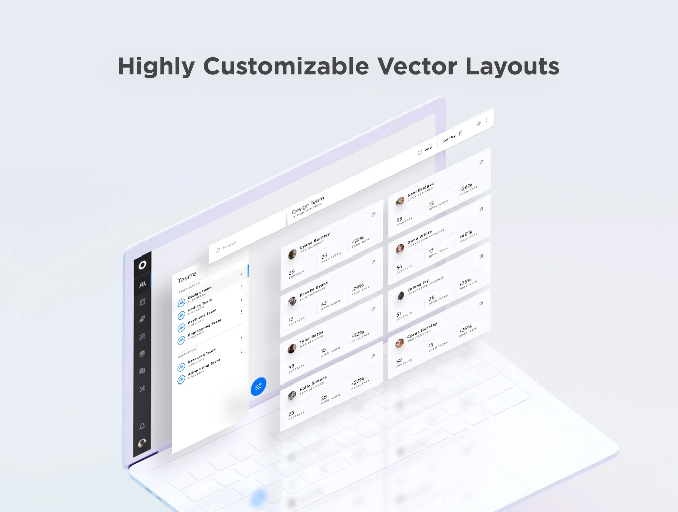 Cyane - Teams Management UI Kit 6