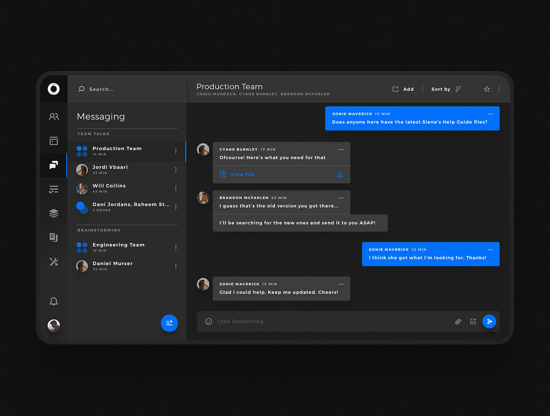 Cyane - Teams Management UI Kit 8