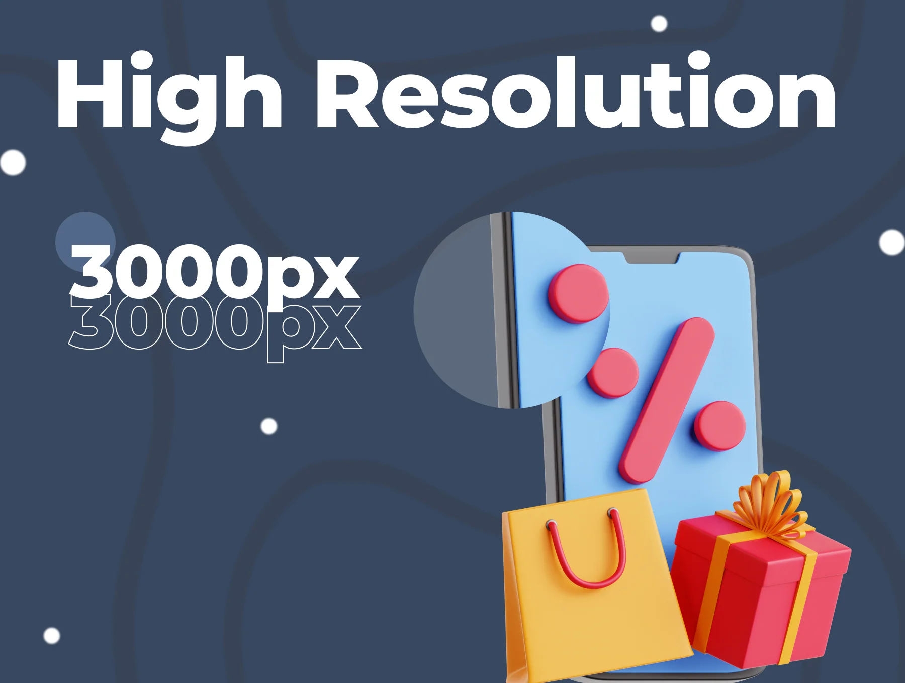 Cyber Monday 3D Icon Set 2