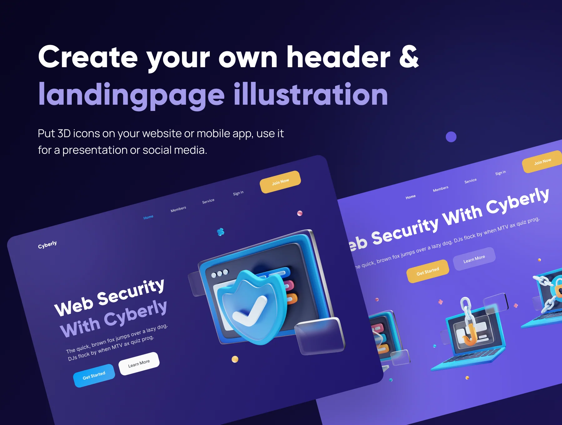 Cyberly - Cyber Security 3D Icon Set 6