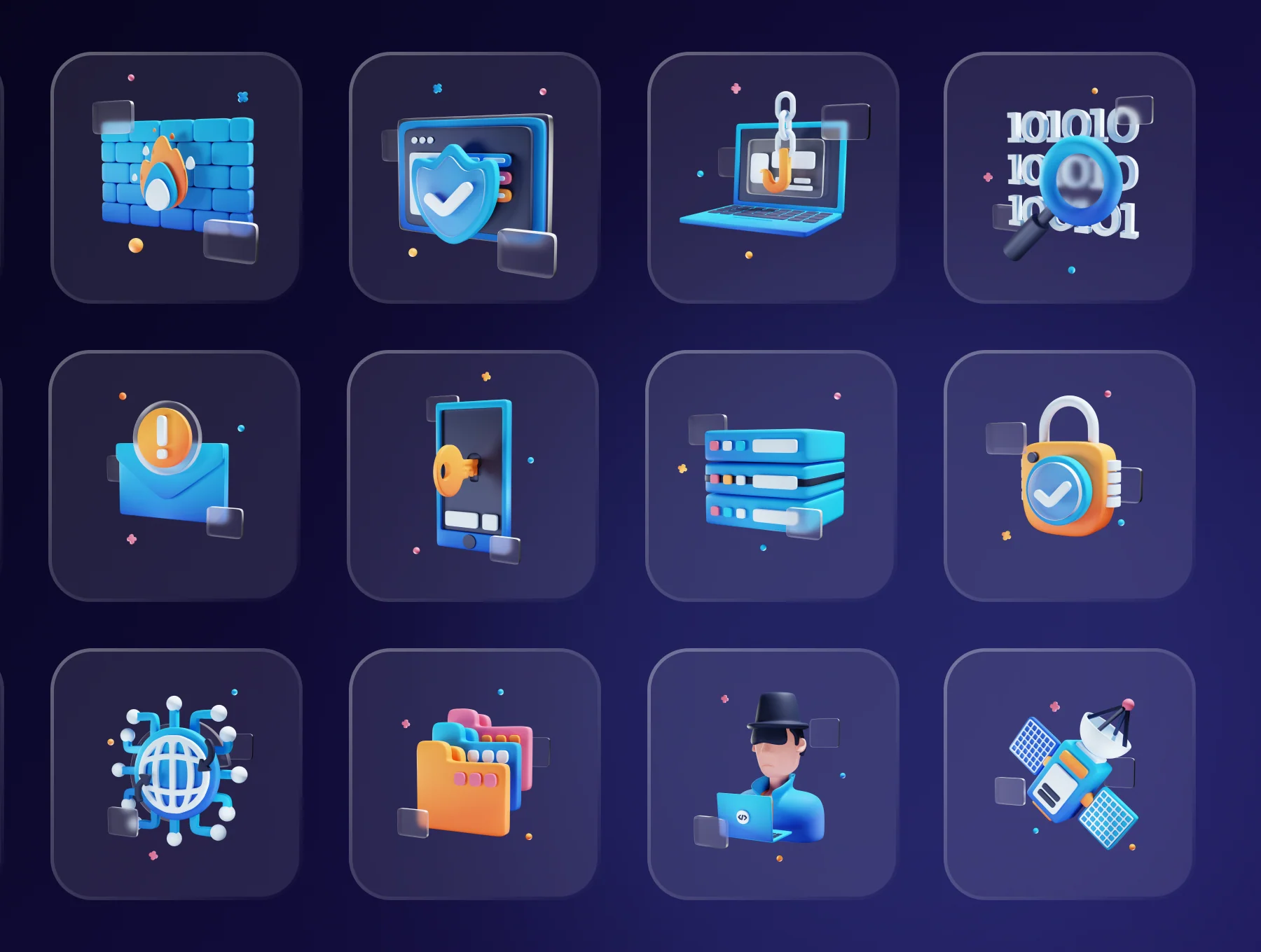 Cyberly - Cyber Security 3D Icon Set 8