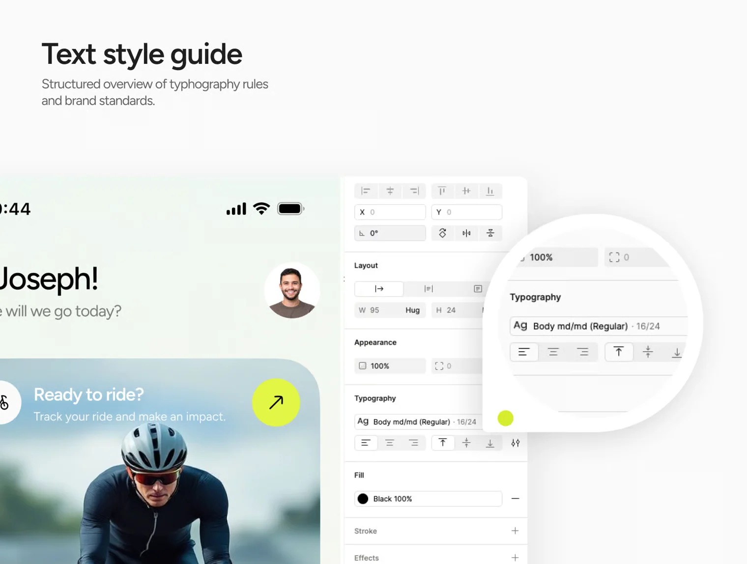 Cycling Habit Tracker – iOS Mobile App UI Kit 3