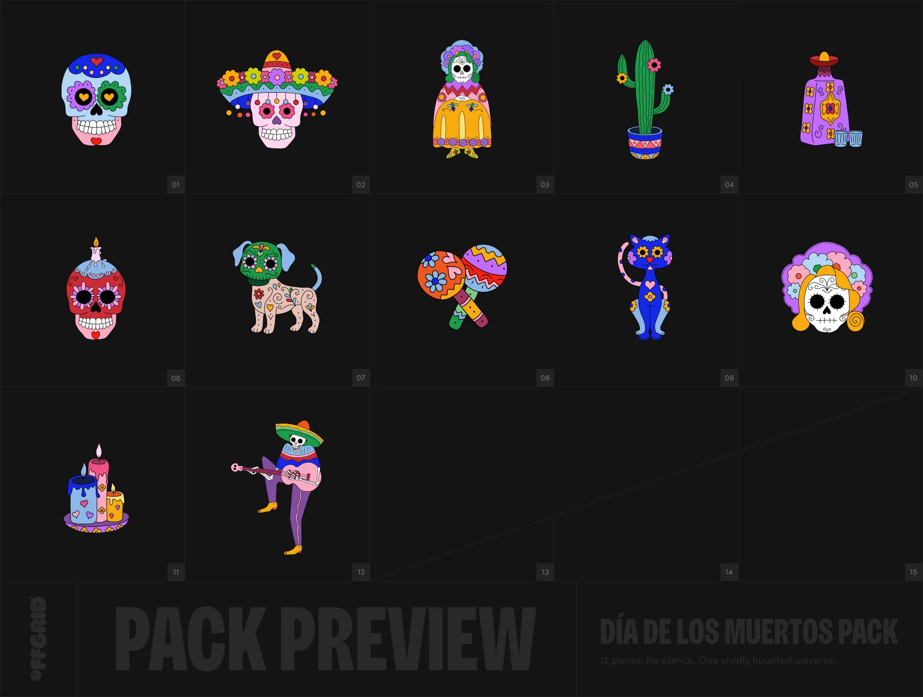 Día de los Muertos Pack 2