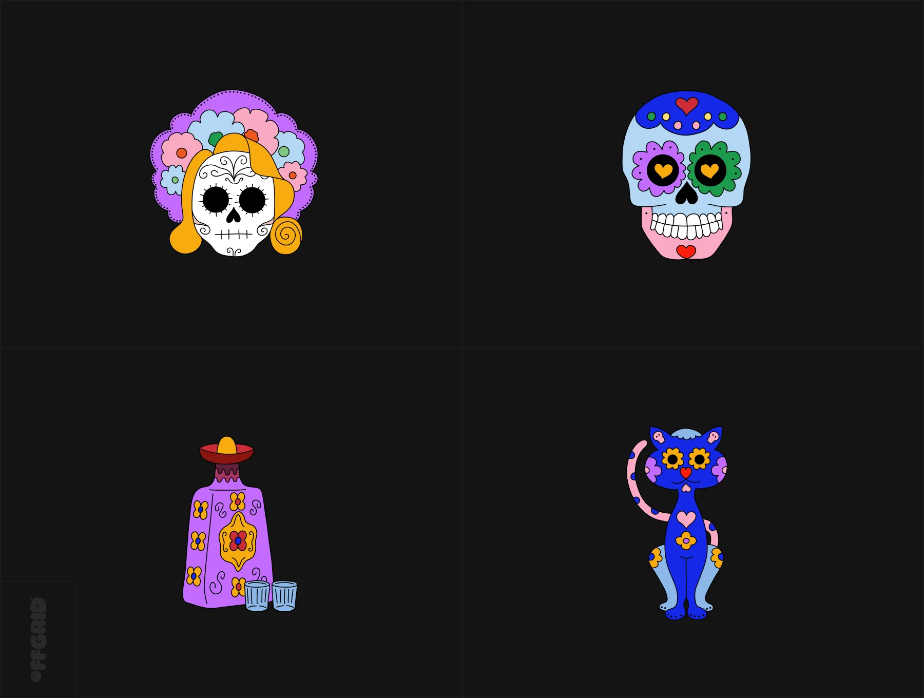 Día de los Muertos Pack 3