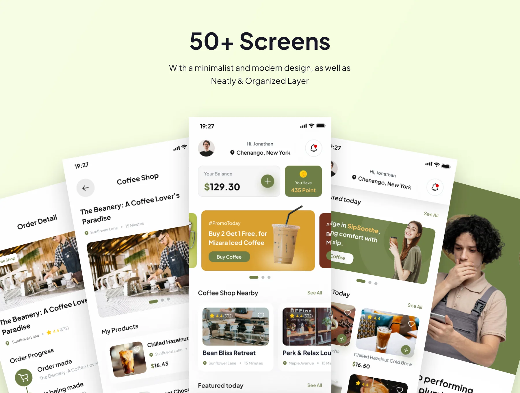 Dacoffee - Coffee Shop Premium UI KIts App 4