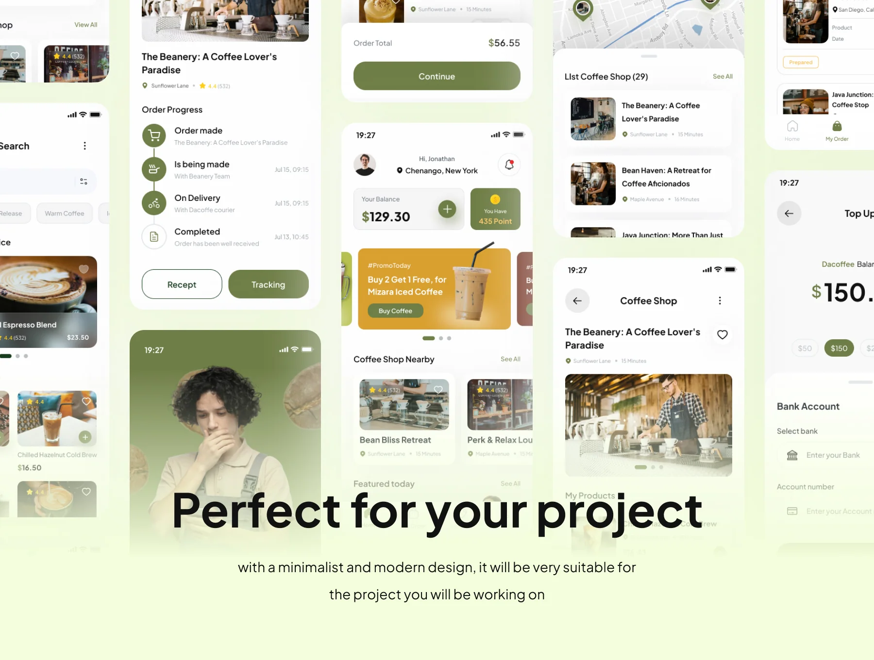 Dacoffee - Coffee Shop Premium UI KIts App 5