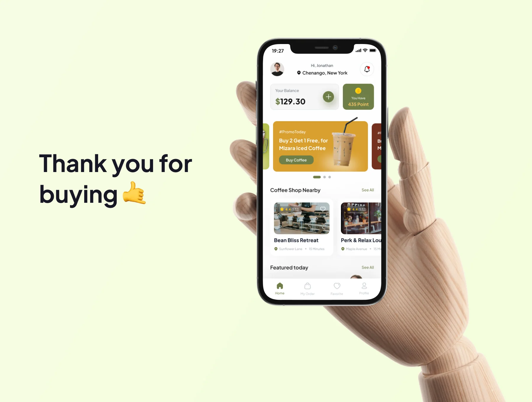Dacoffee - Coffee Shop Premium UI KIts App 6