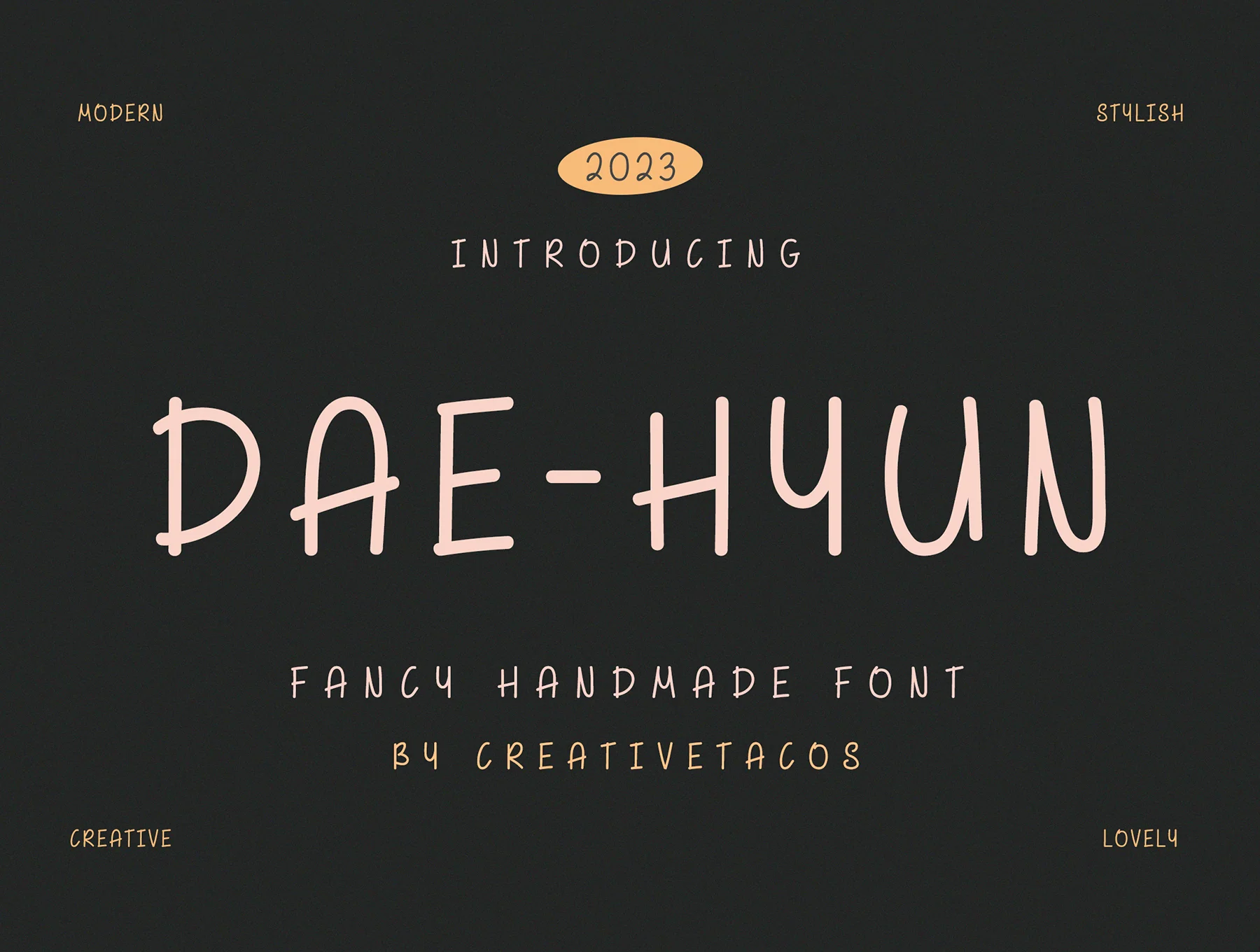 Dae-hyun Fancy Font