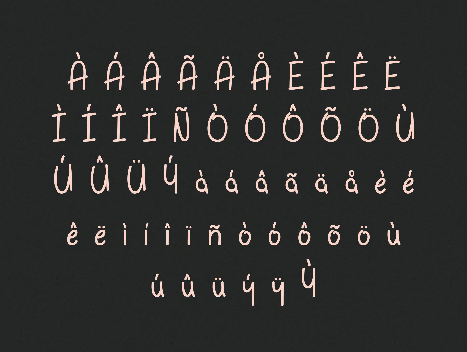 Dae-hyun Fancy Font 6