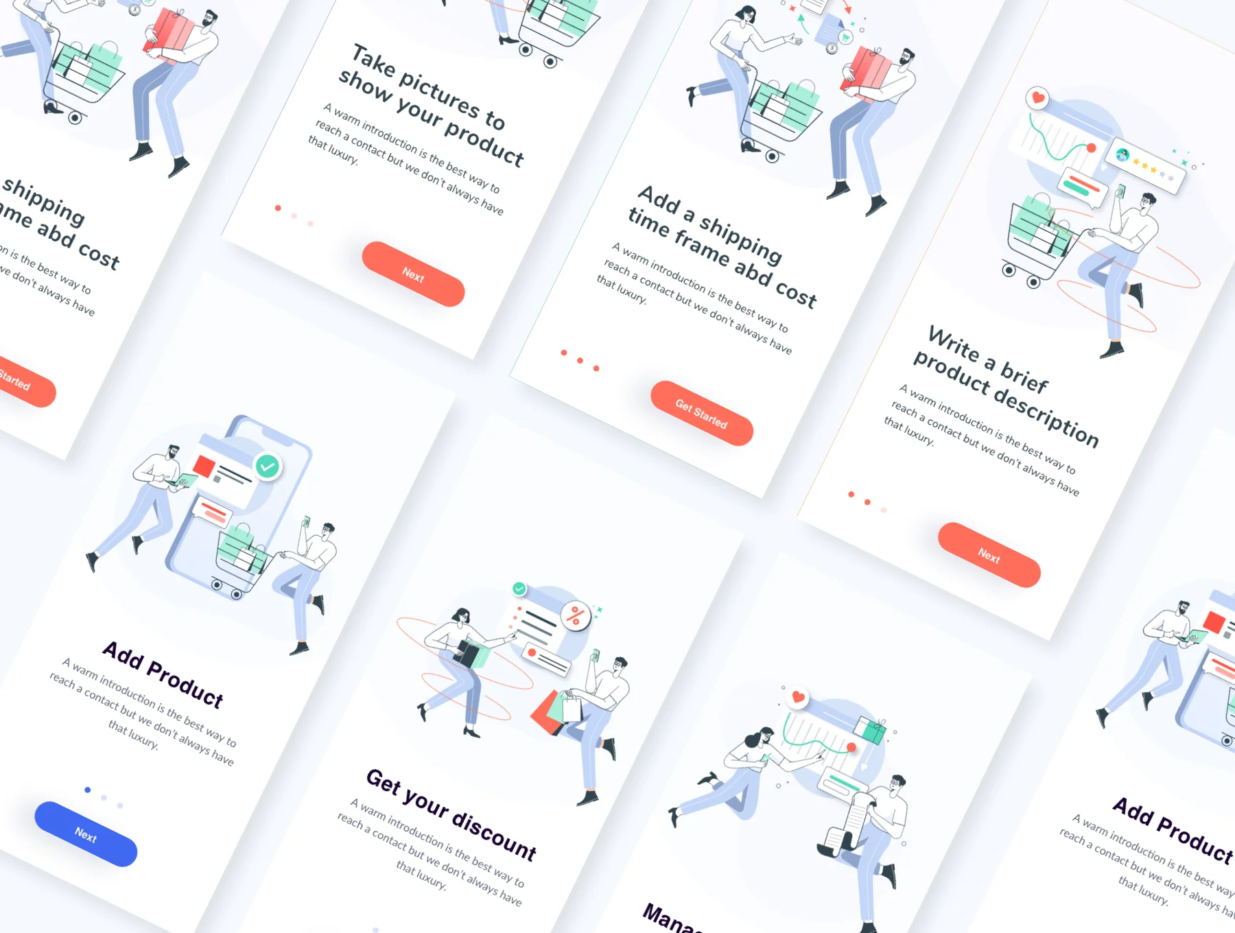 Dagangan - E-commerce and Business Line Illustration Pack 5