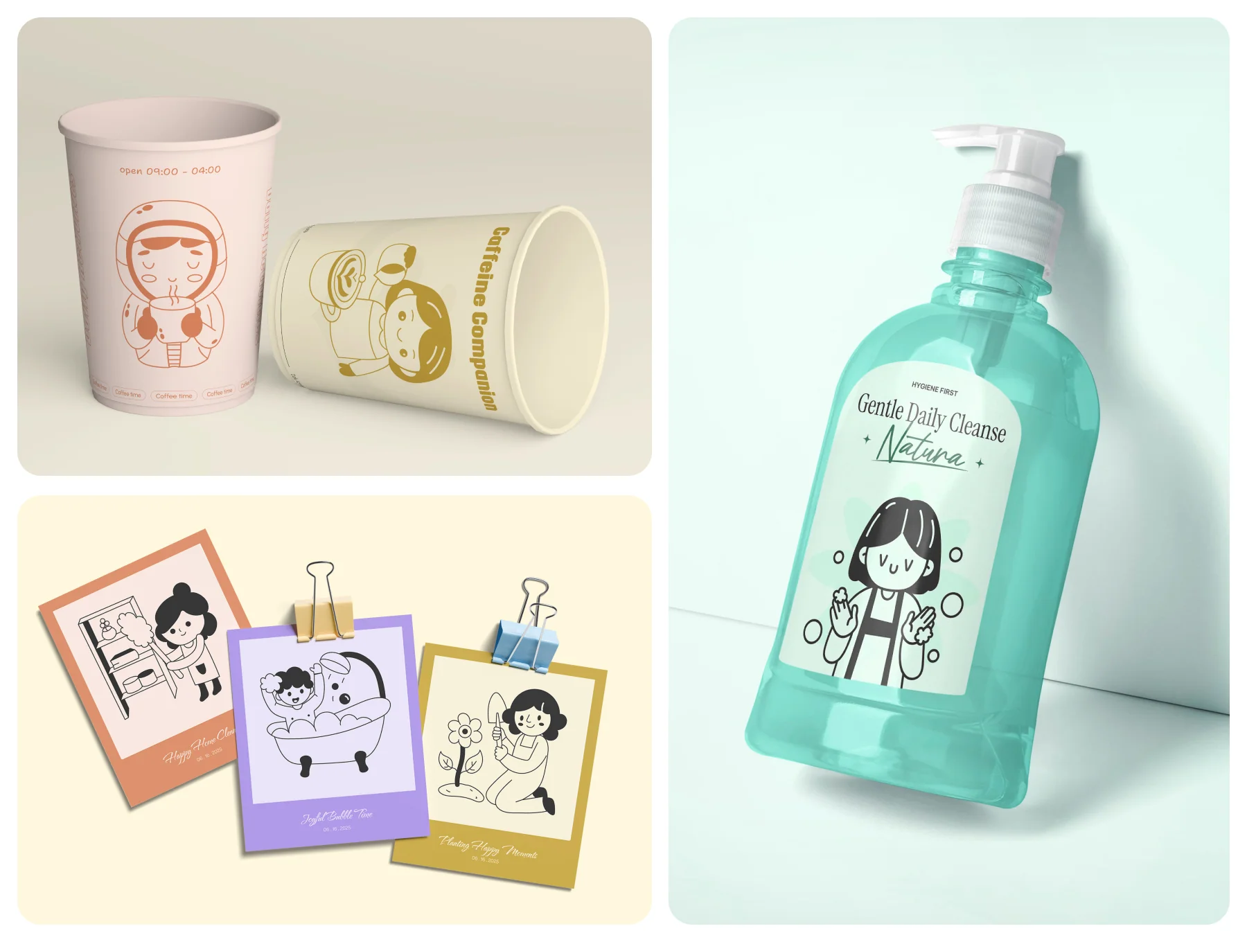 Daily Activities Doodle Illustration Set 3