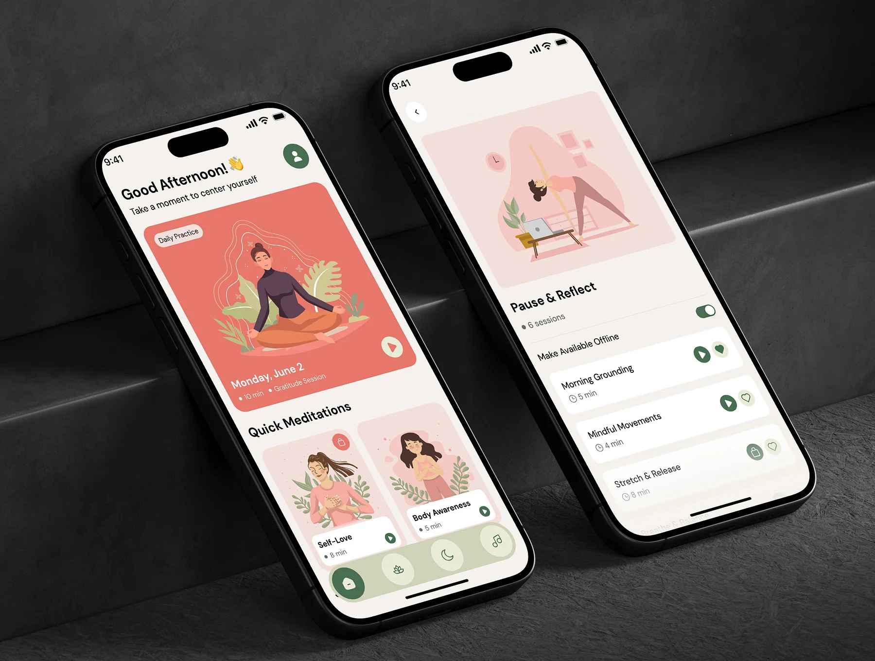 Daily Meditation App UI Kit 8