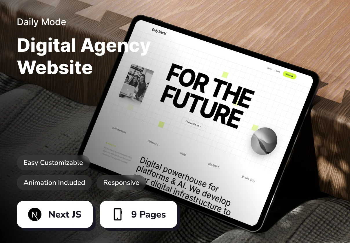 Daily Mode - Digital Creative Agency Website