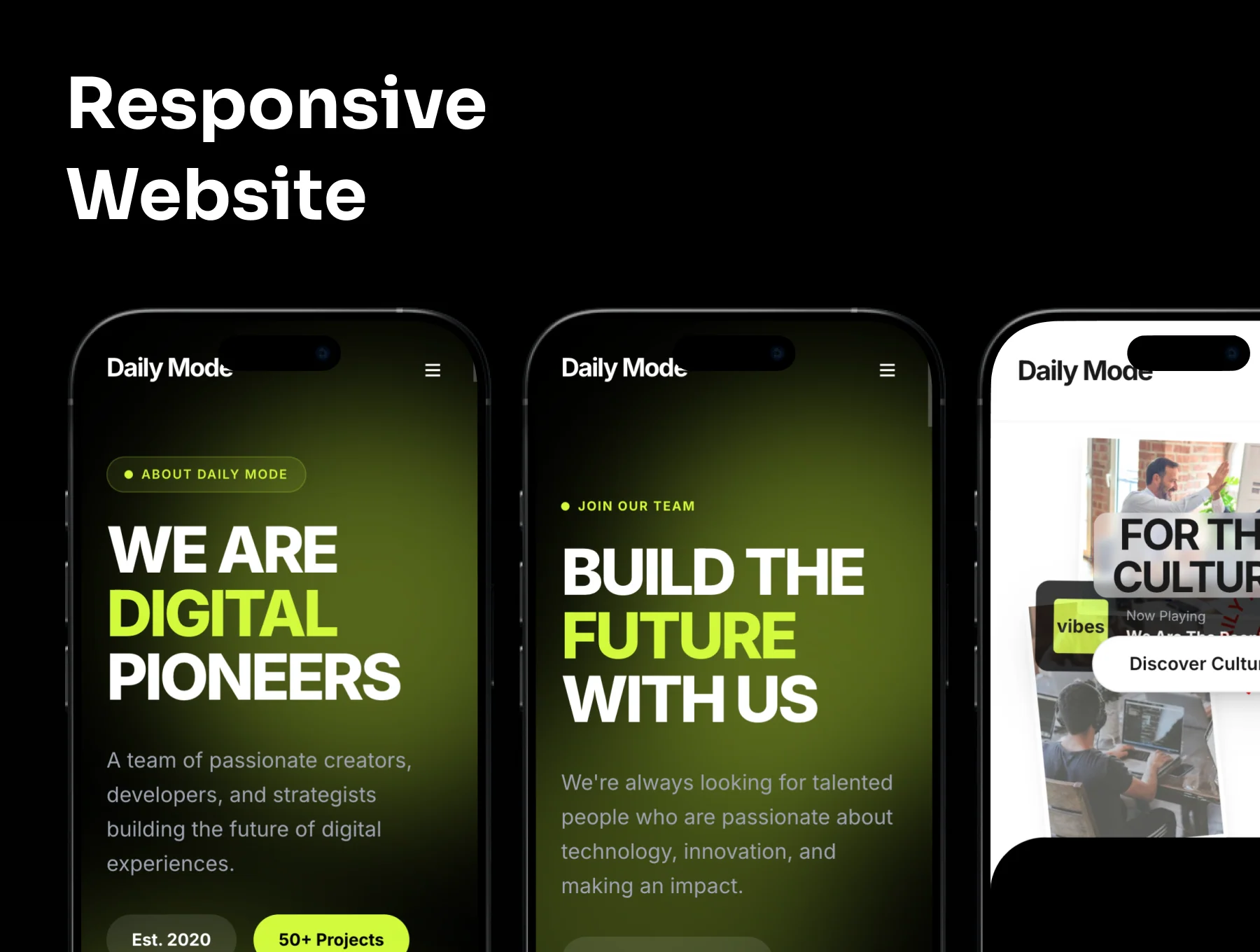 Daily Mode - Digital Creative Agency Website 3