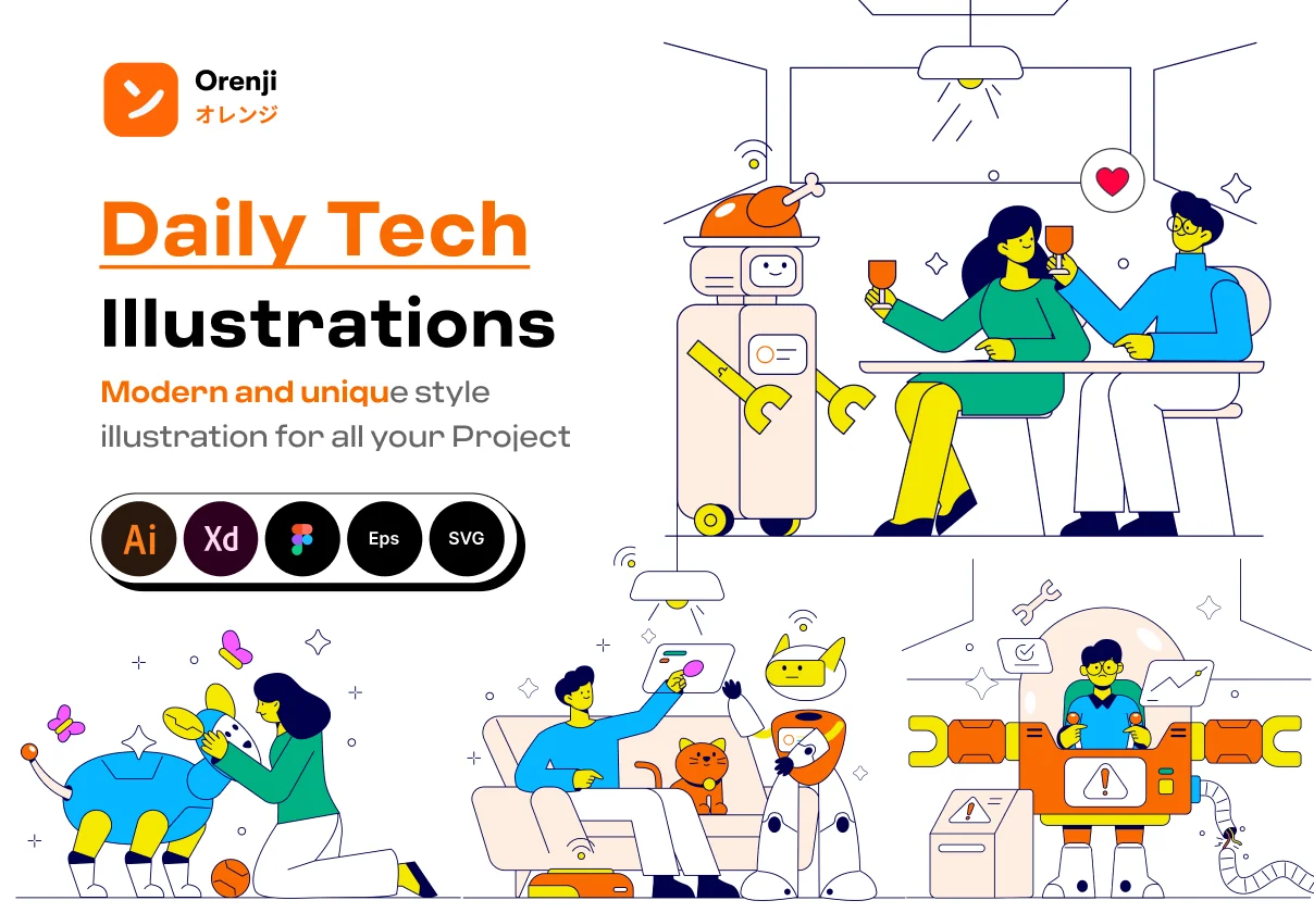 Daily Tech Illustrations