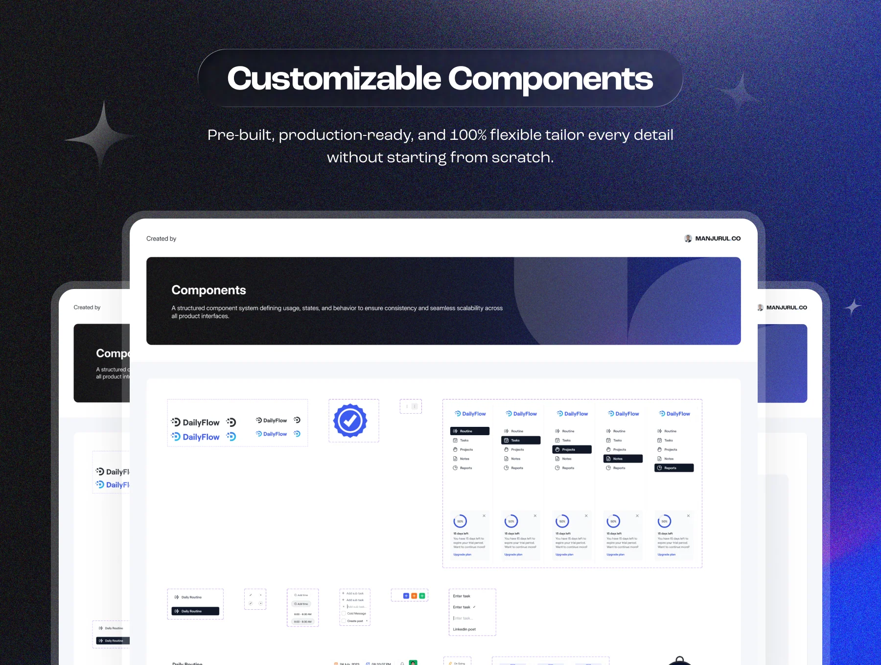 DailyFlow | Task & Document Management Web App UI KIT 4