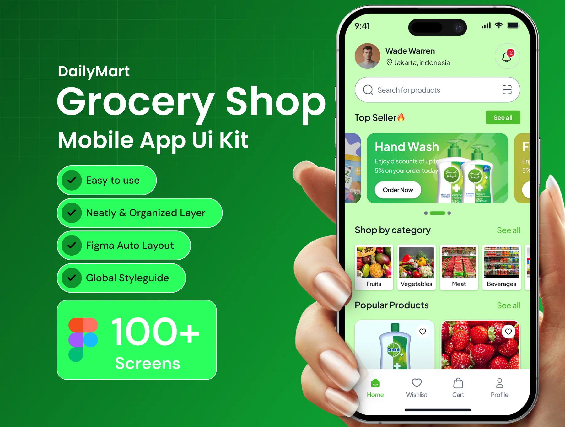 DailyMart Grocery Shop App Ui Kit