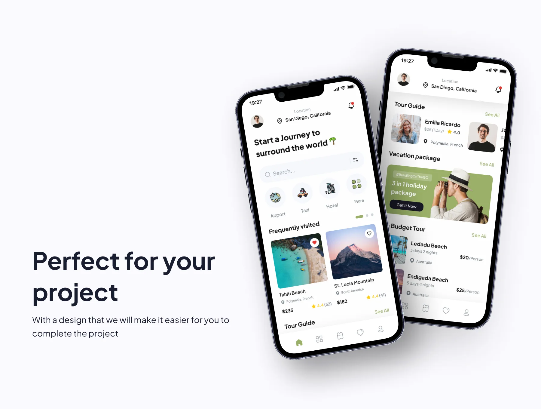 Dajouney - Travel Mobile App UI Kits 3