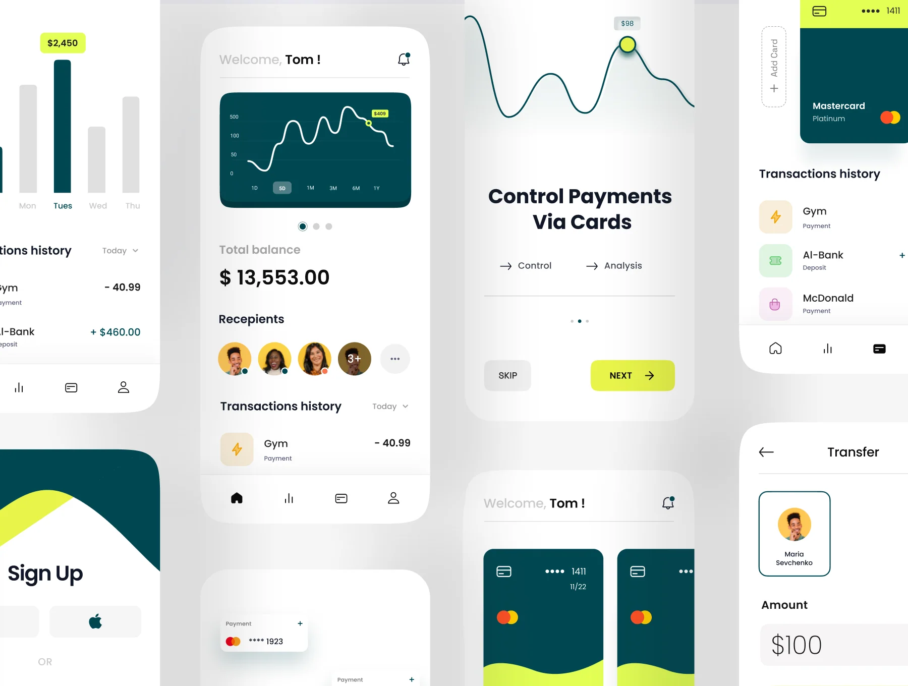 DaPay - Fintech Mobile App UI KIT 5