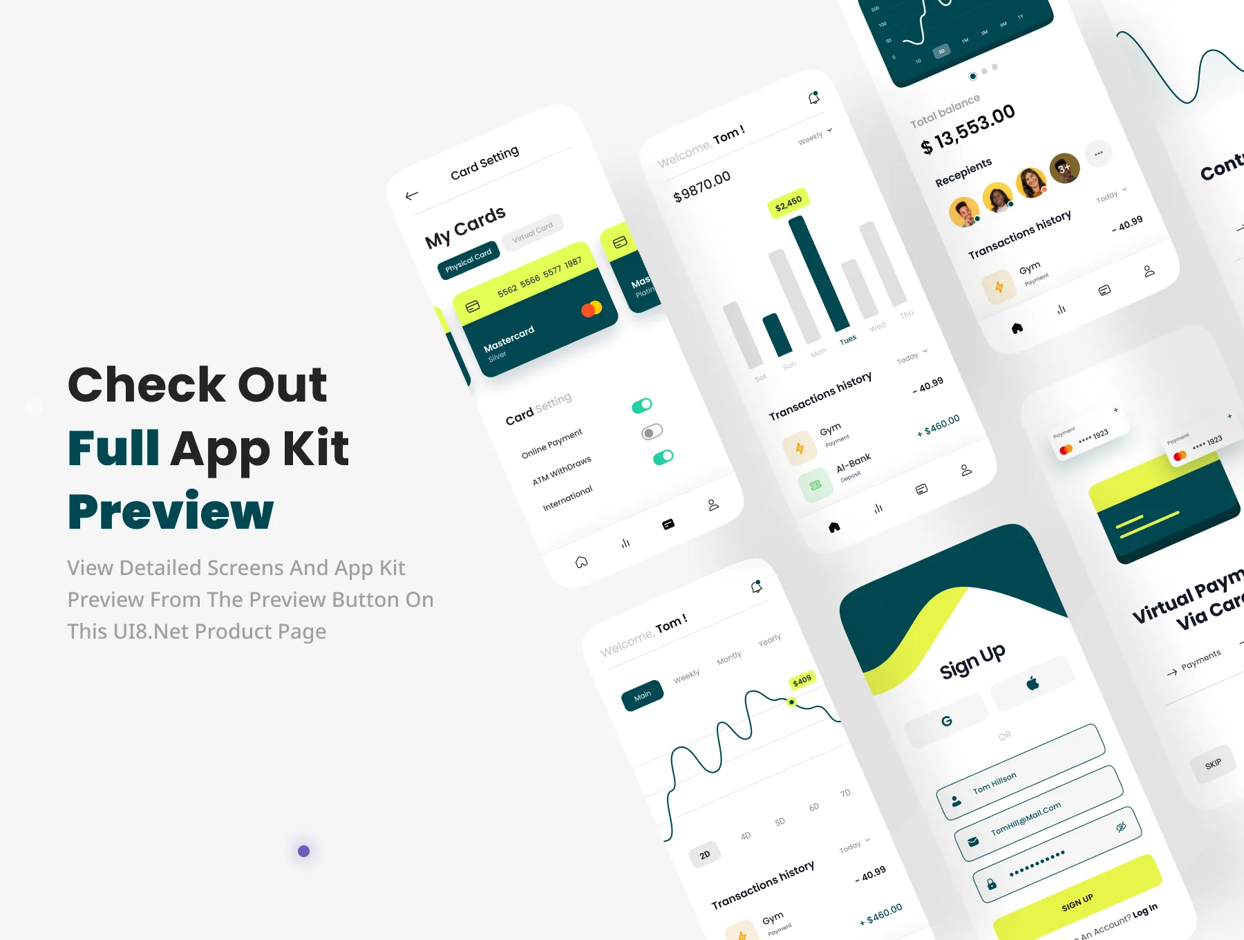 DaPay - Fintech Mobile App UI KIT 6