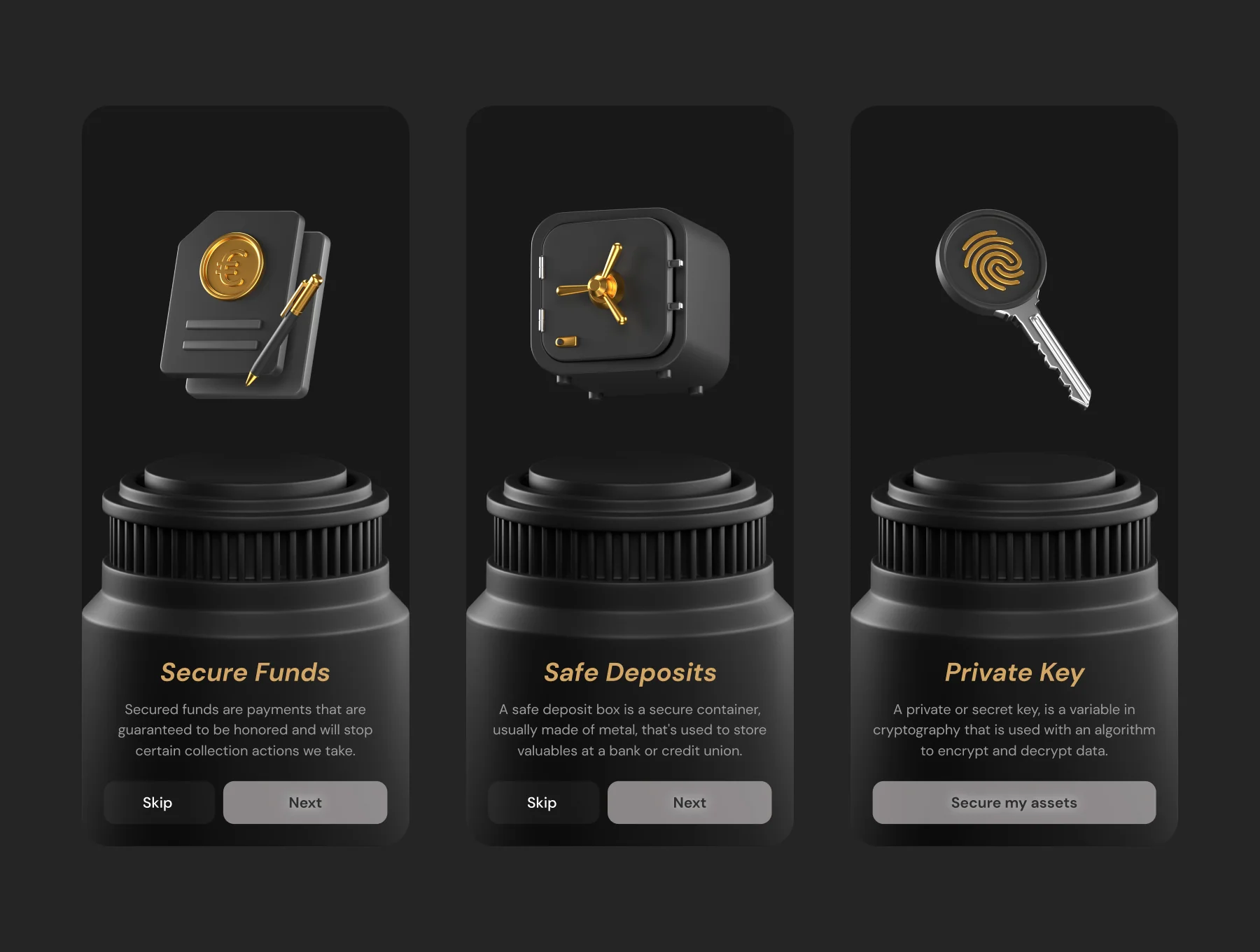 Fintech 3D Icons 4