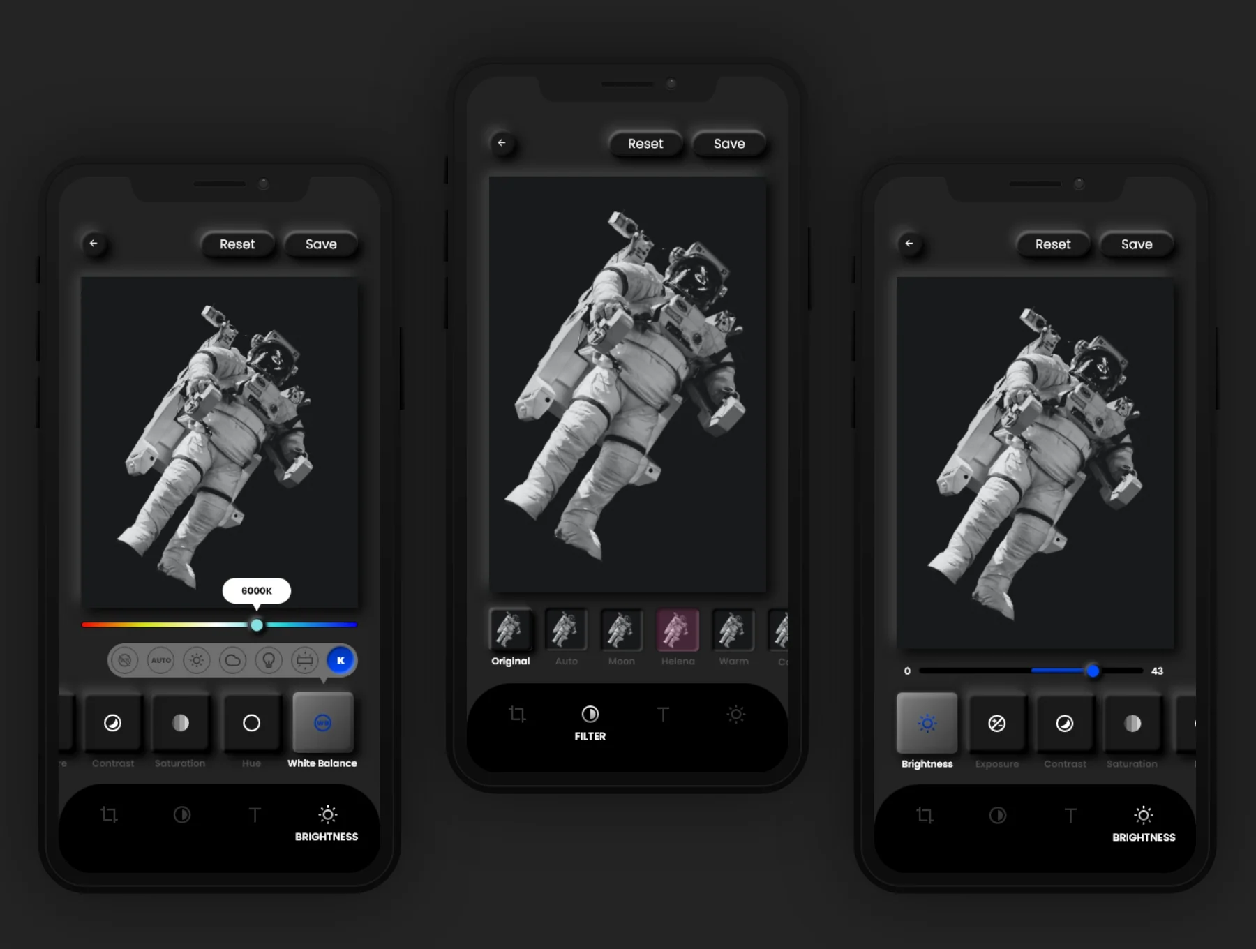 Dark Universe - Photo Editing App 6