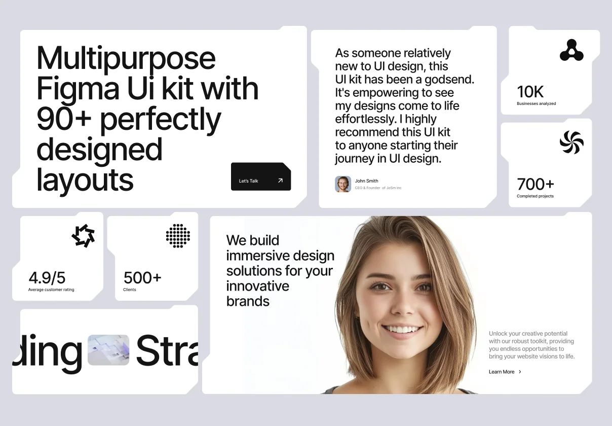 Dark—Labs / Futuristic Figma Ui Kit