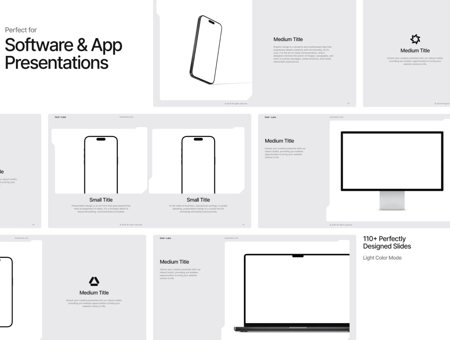 Dark—Labs / Futuristic Presentation Template 5