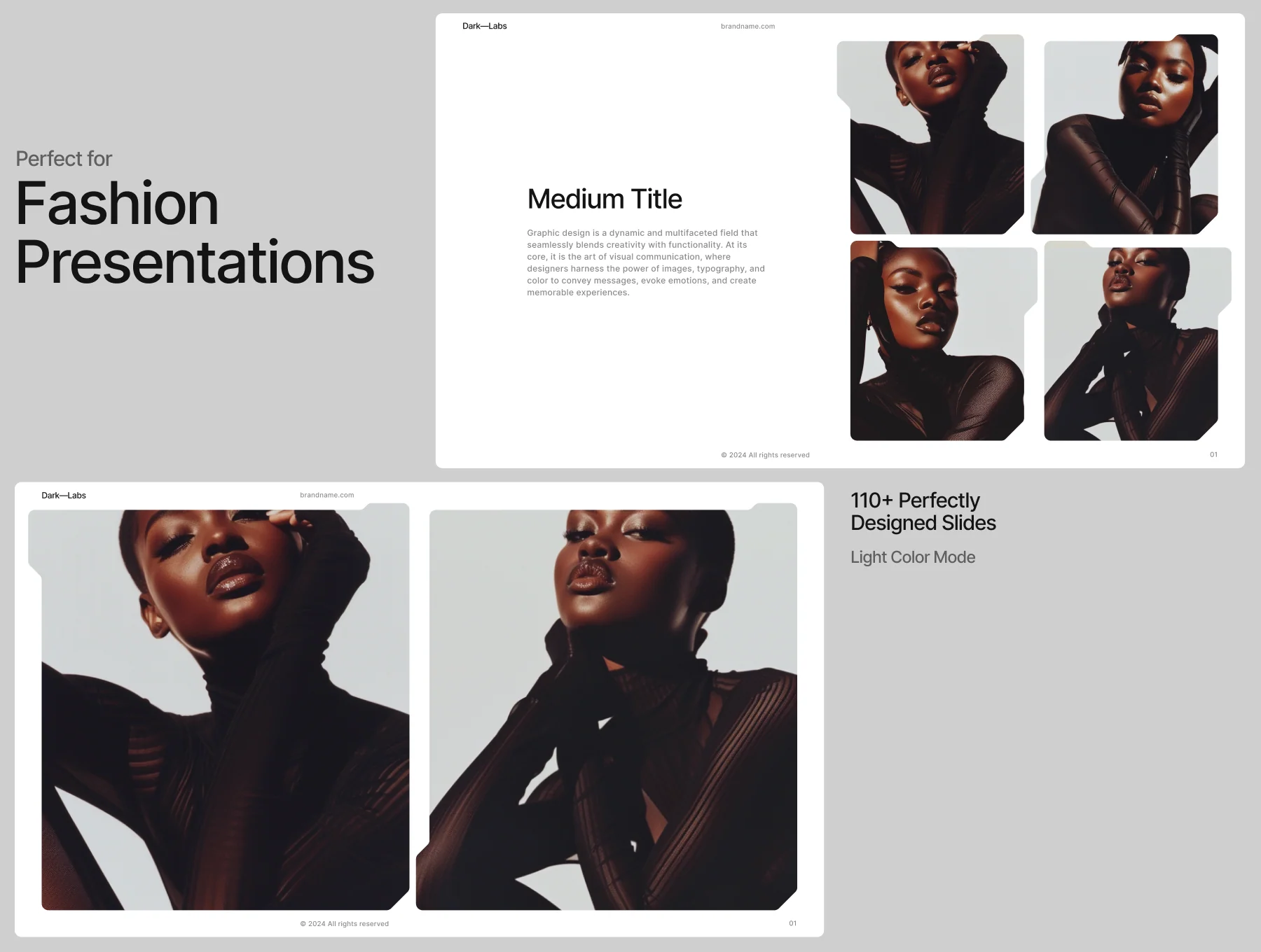 Dark—Labs / Futuristic Presentation Template 8