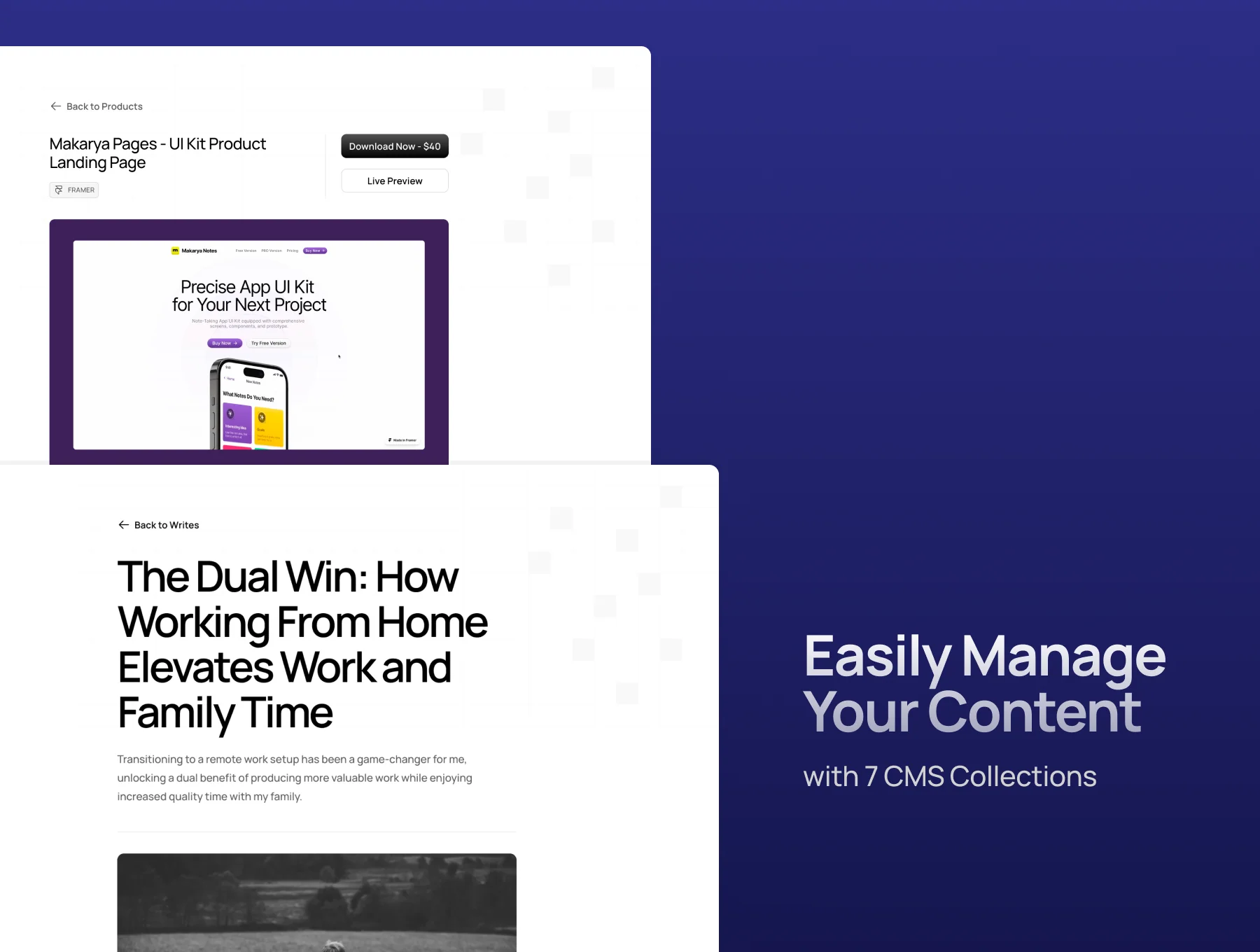 Dashbar - Framer Personal Site Template 2