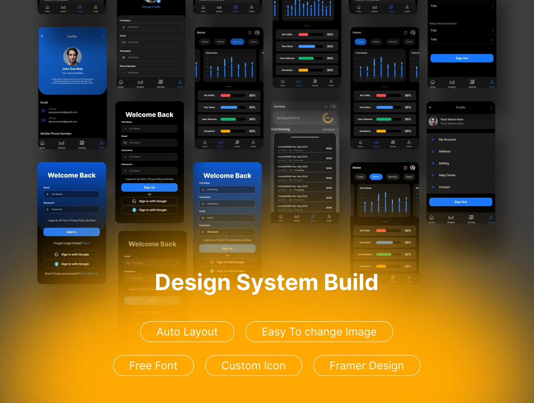 Dashboard Store Management Mobile Mobile App UI Kit 5
