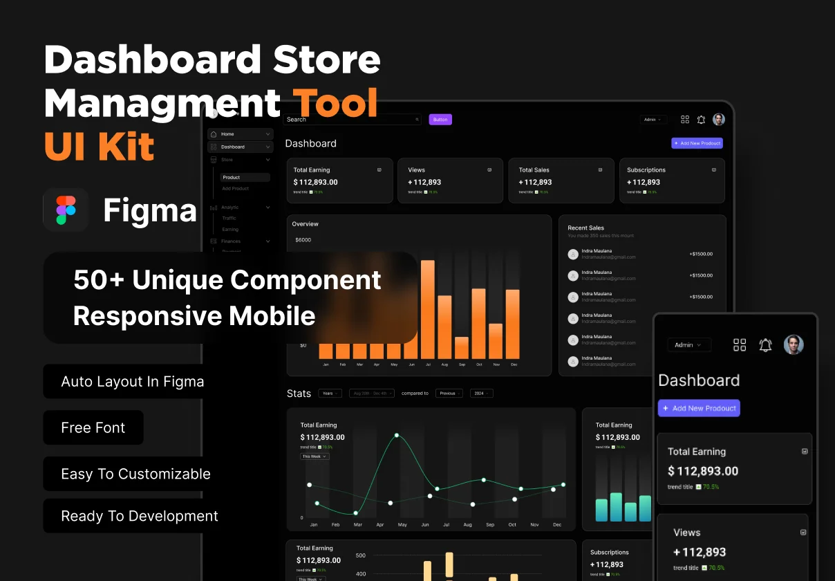 Dashboard Store Managment Tool