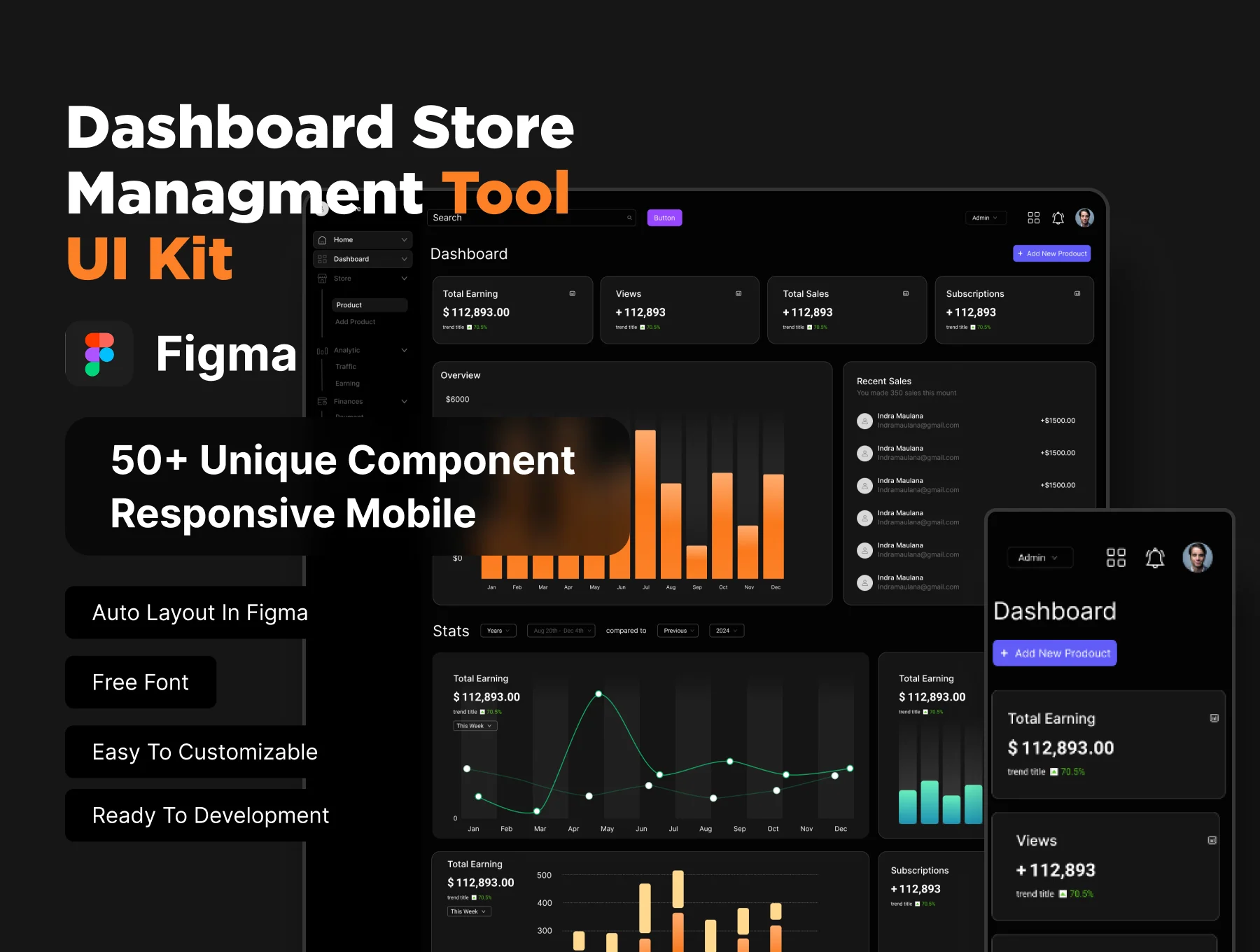 Dashboard Store Managment Tool