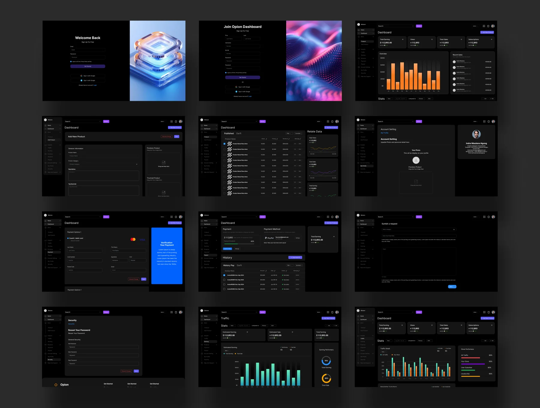 Dashboard Store Managment Tool 4