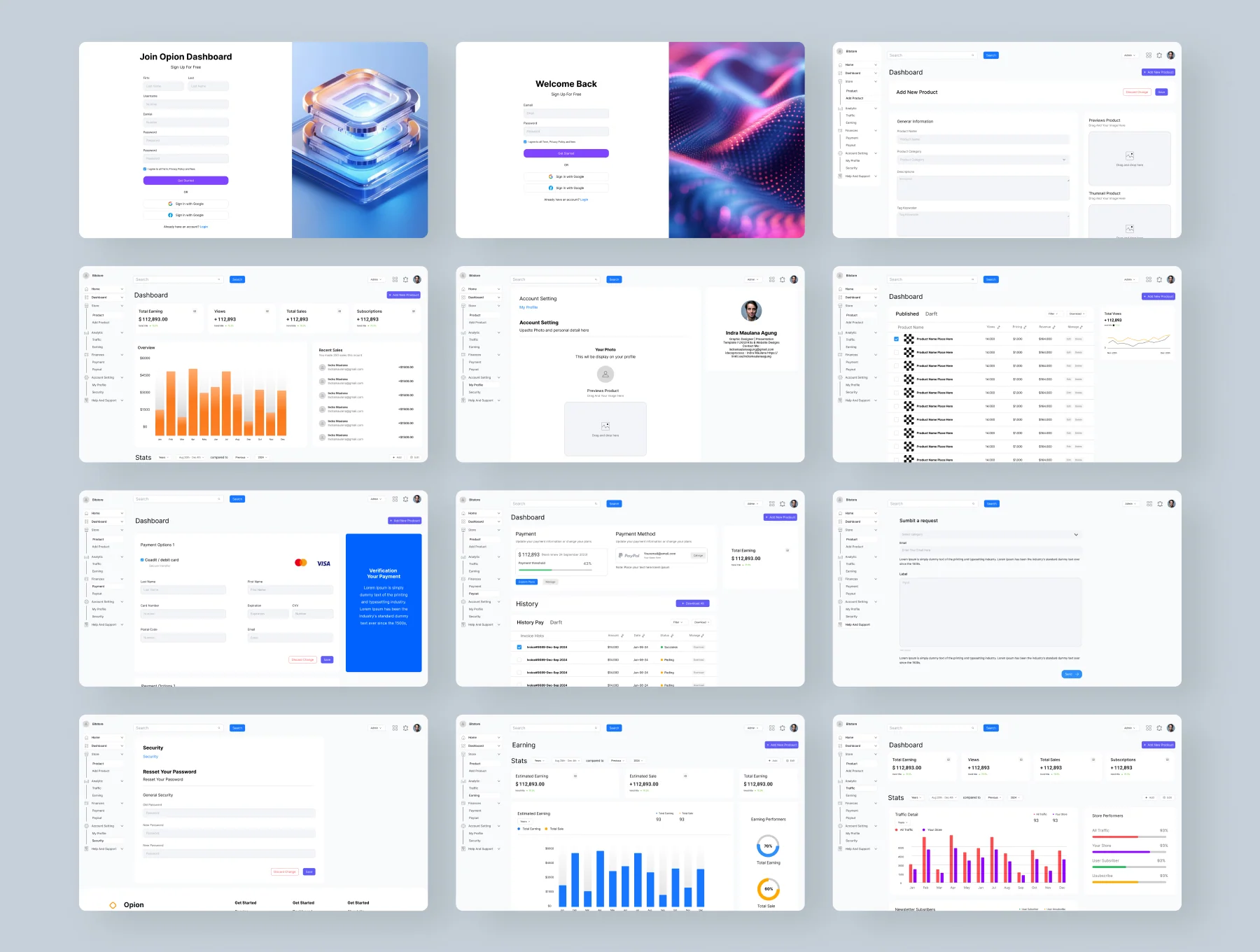 Dashboard Store Managment Tool 6