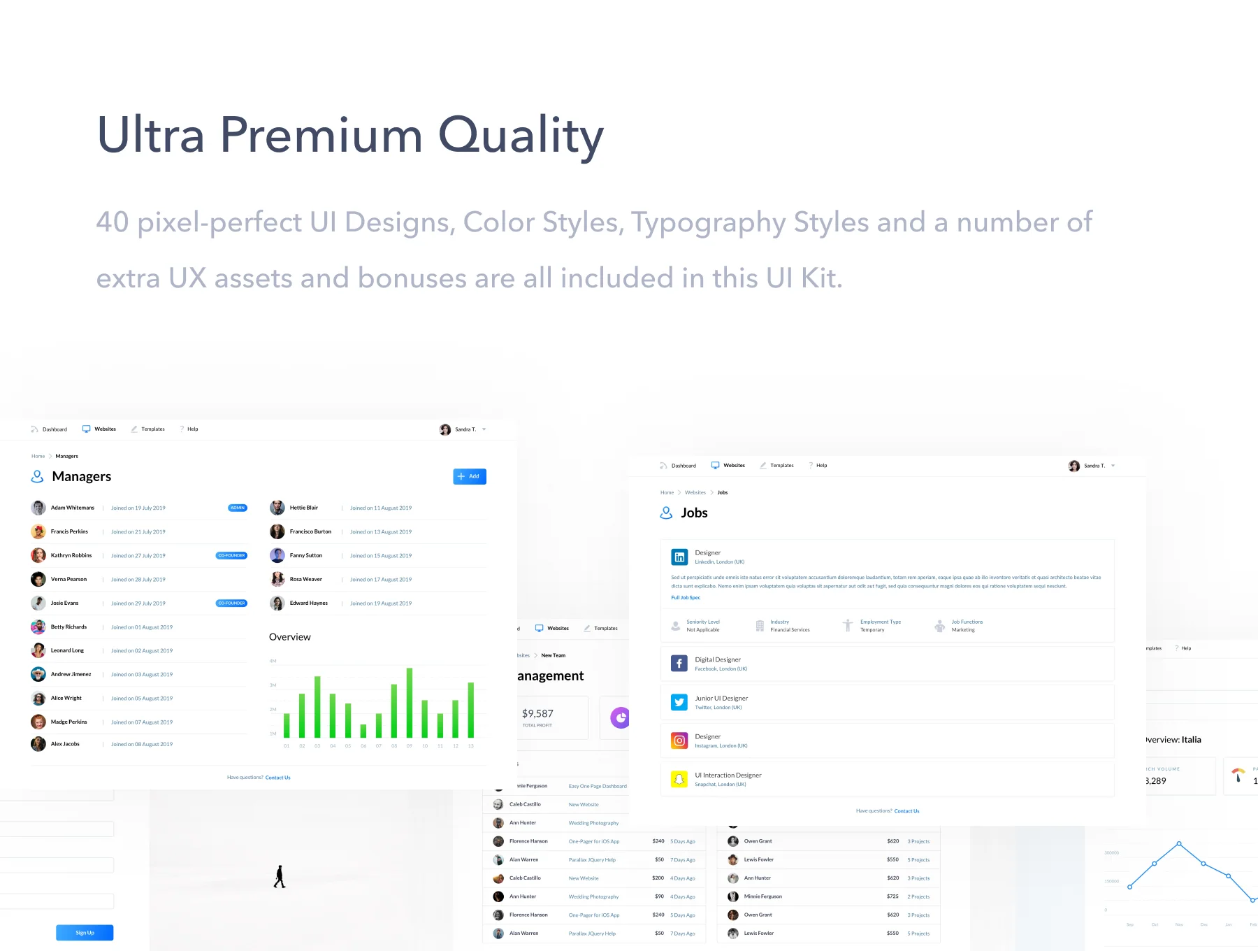 Dashboard UI Kit 2
