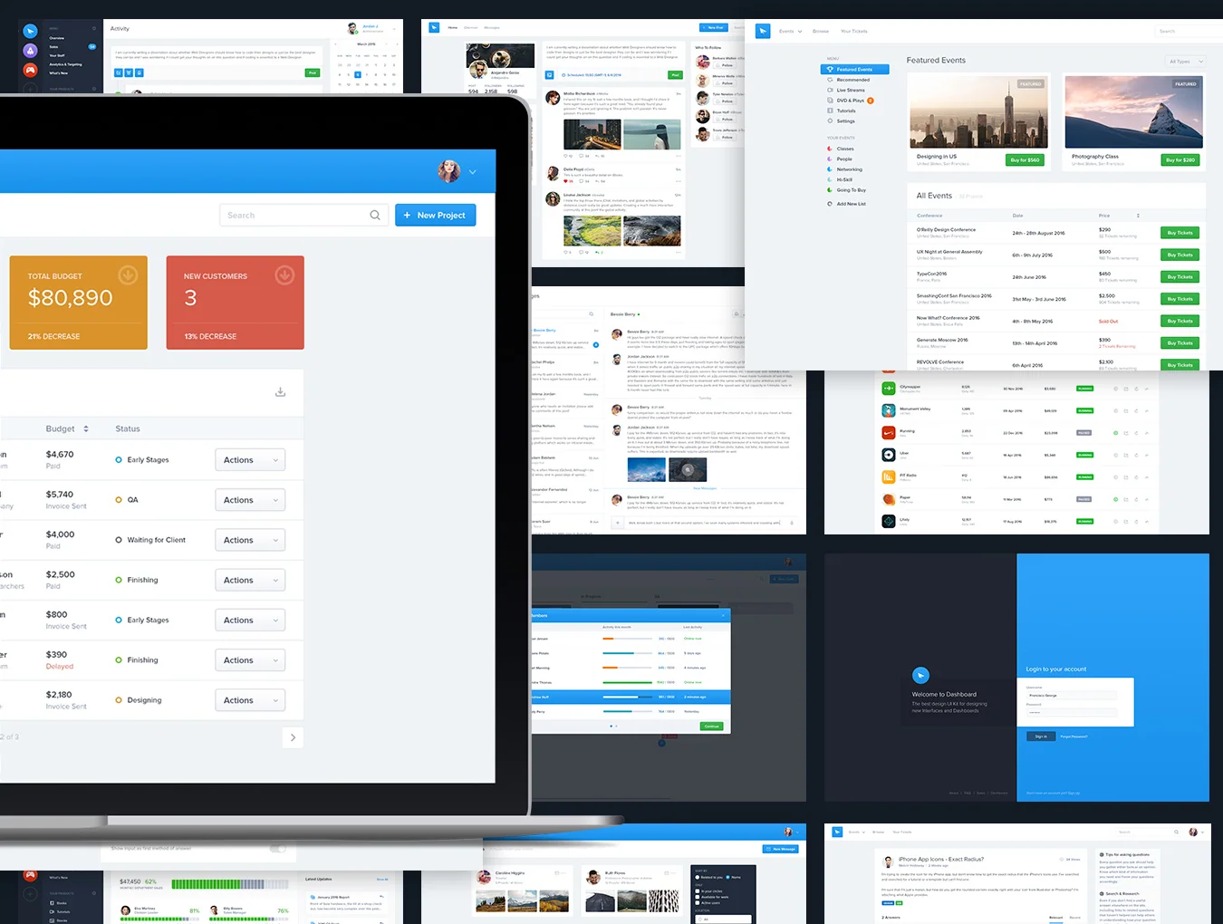 Dashboard60 UI Kit 6