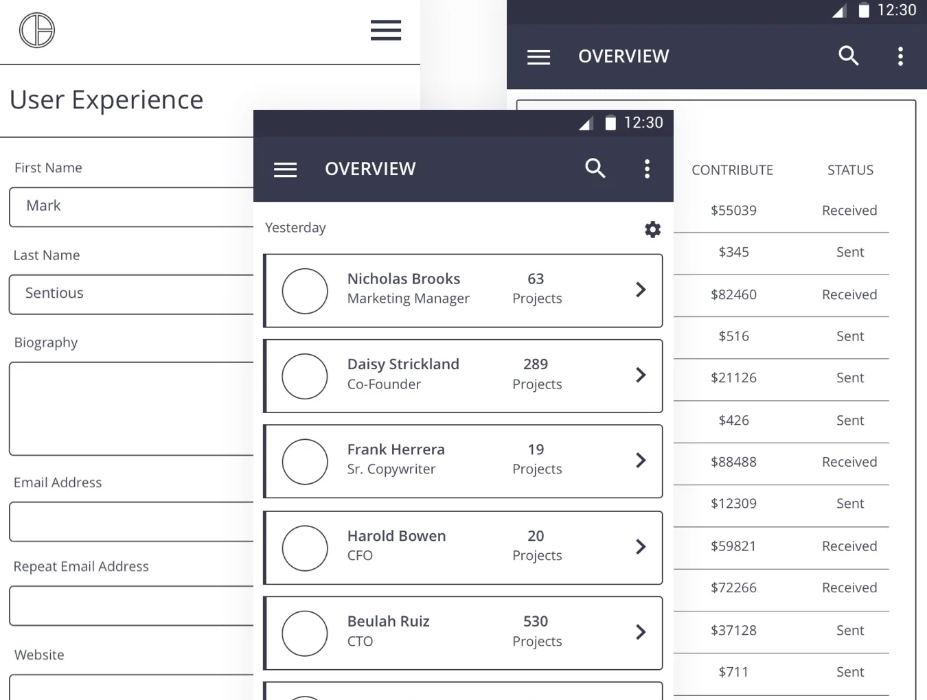 Dashboards UX Mobile 5