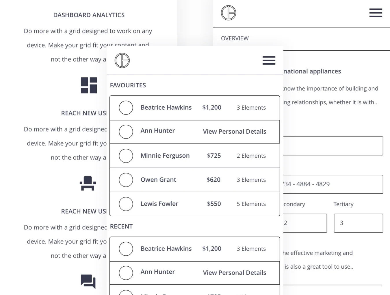 Dashboards UX Mobile 8