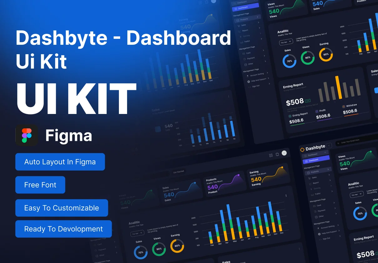 Dashbyte - Dashboard Ui Kit