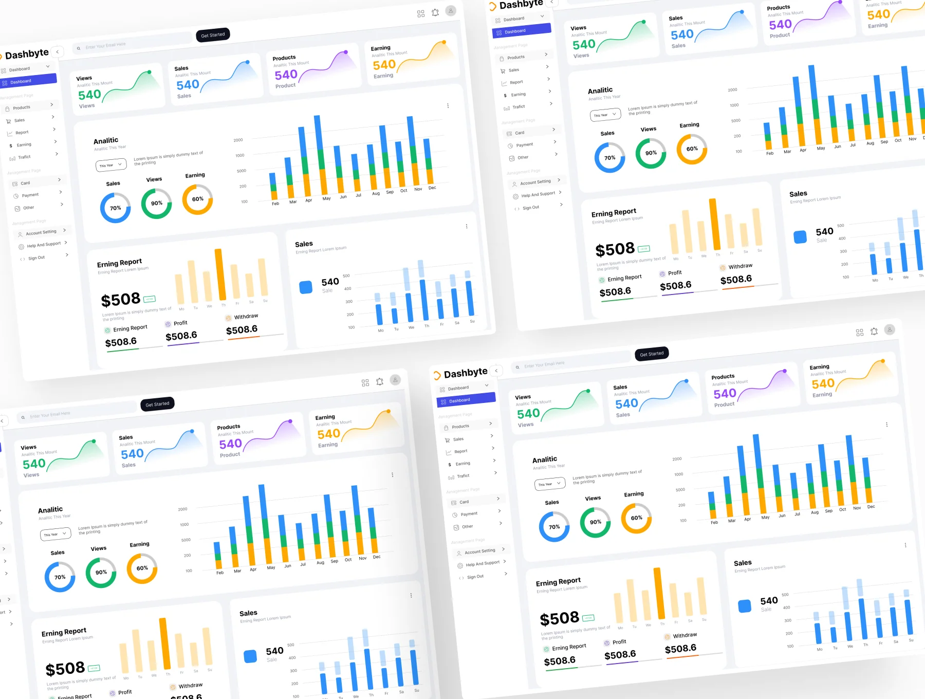 Dashbyte - Dashboard Ui Kit 4